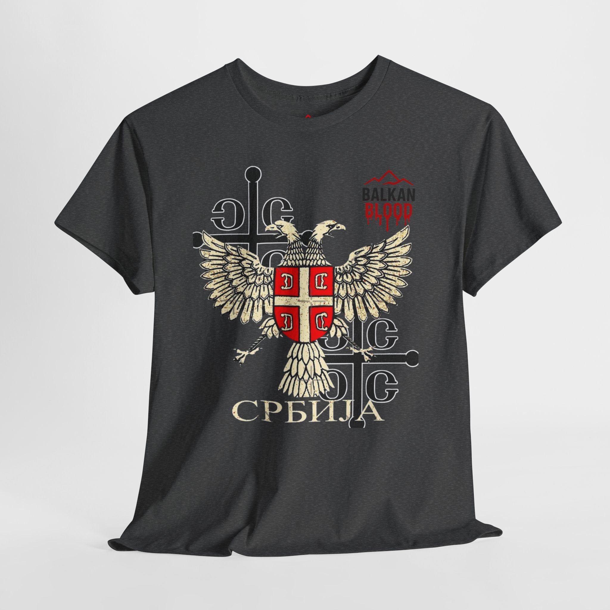 Serbian Heritage Tee, Balkan Blood Shirt, Unisex Cotton T-shirt