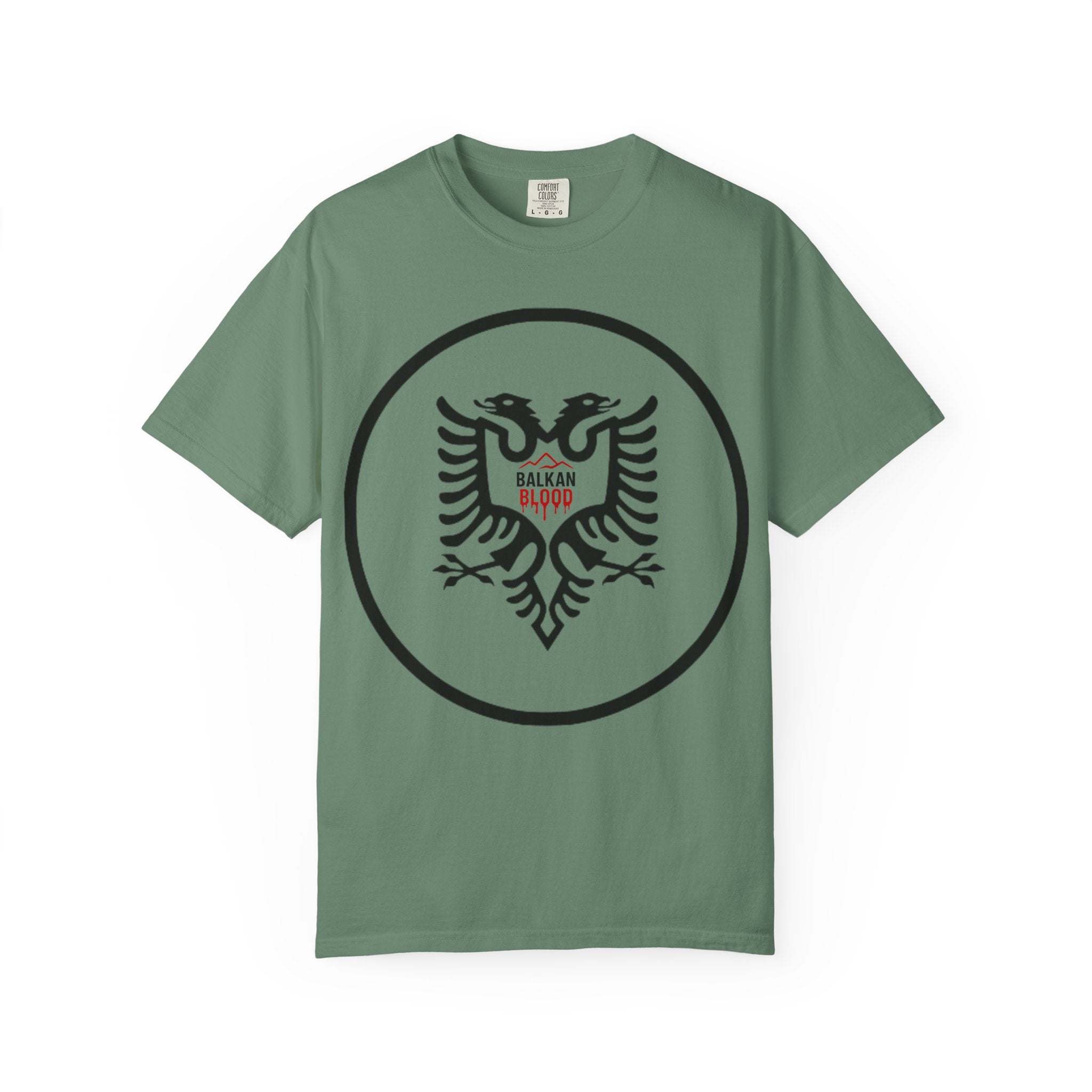 Albanian Balkan Heritage T-Shirt - Unisex Garment-Dyed Tee