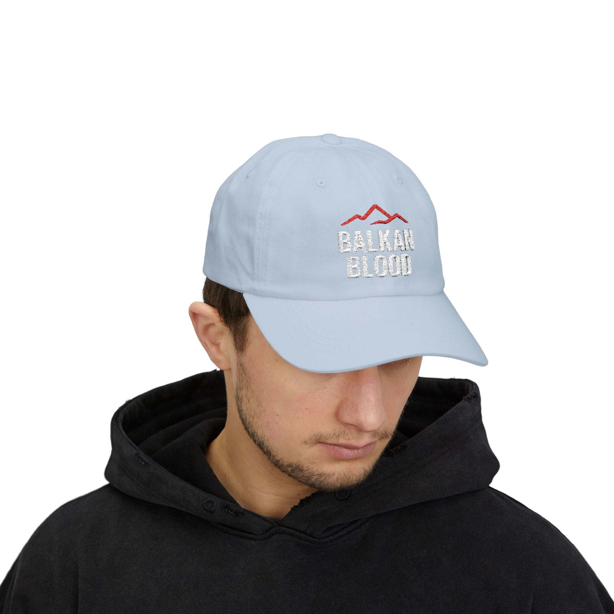 Balkan Blood Classic Dad Cap, Casual Summer Hat, Gift for Outdoorsy Dads, Hiking Accessories, Stylish Baseball Cap