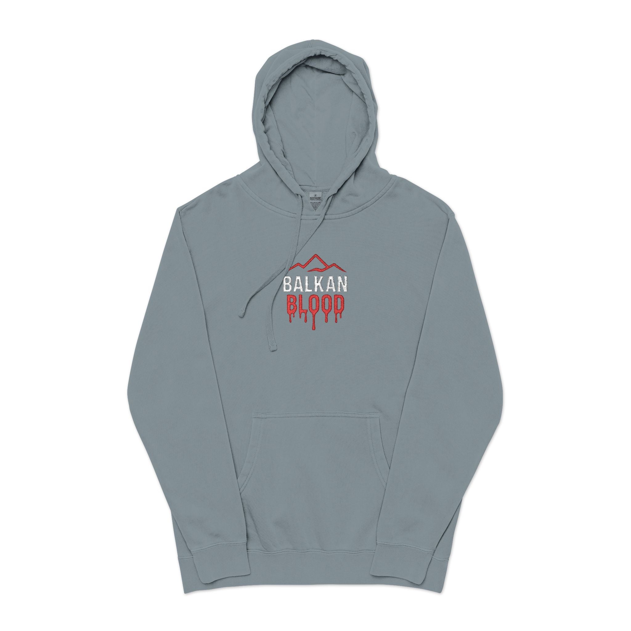 Unisex Pigment-Dyed Hoodie (Embroidery)