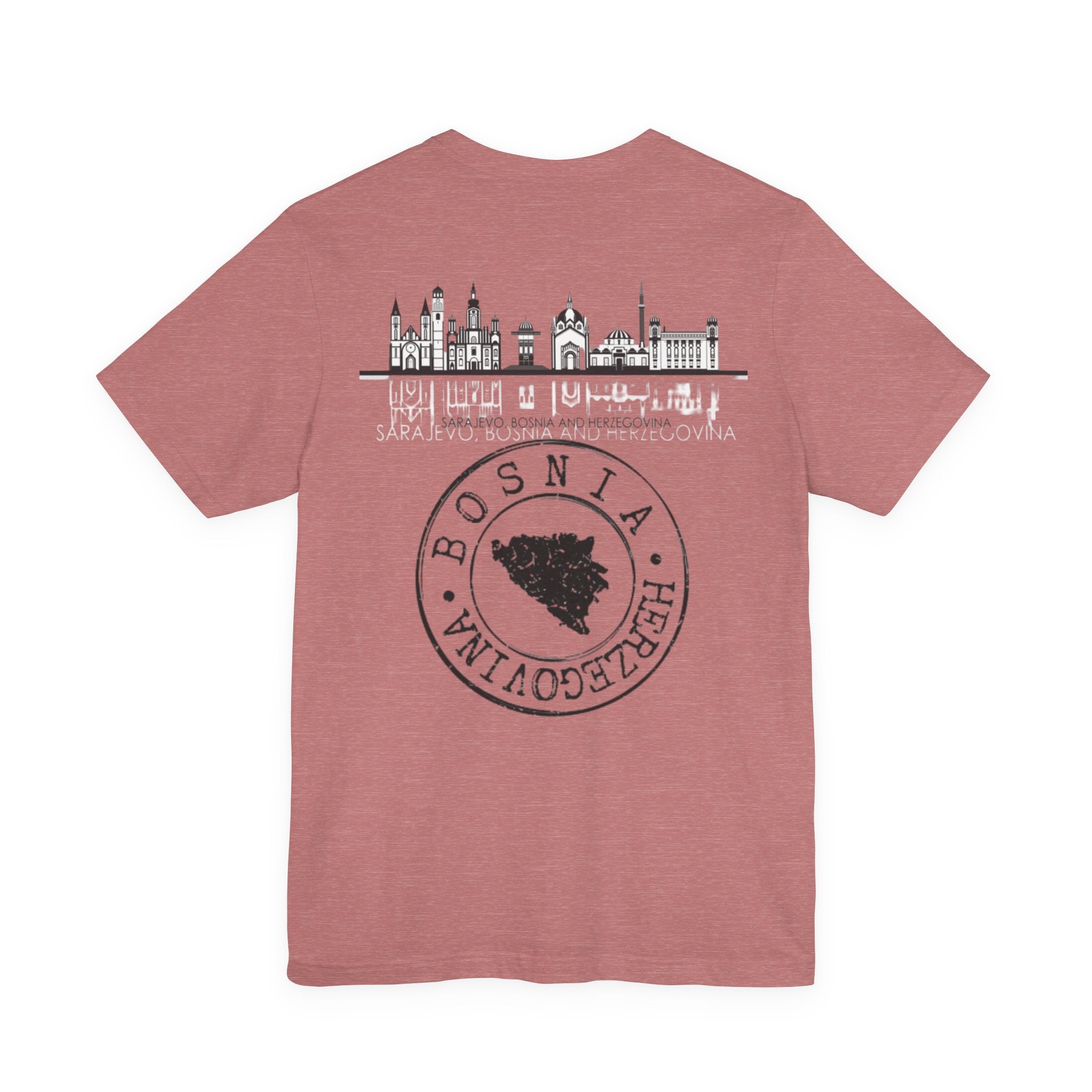 Bosnia Heritage Unisex Tee, Travel Shirt, Cultural Pride, Souvenir T-Shirt, Gift for Travelers, Adventure Apparel