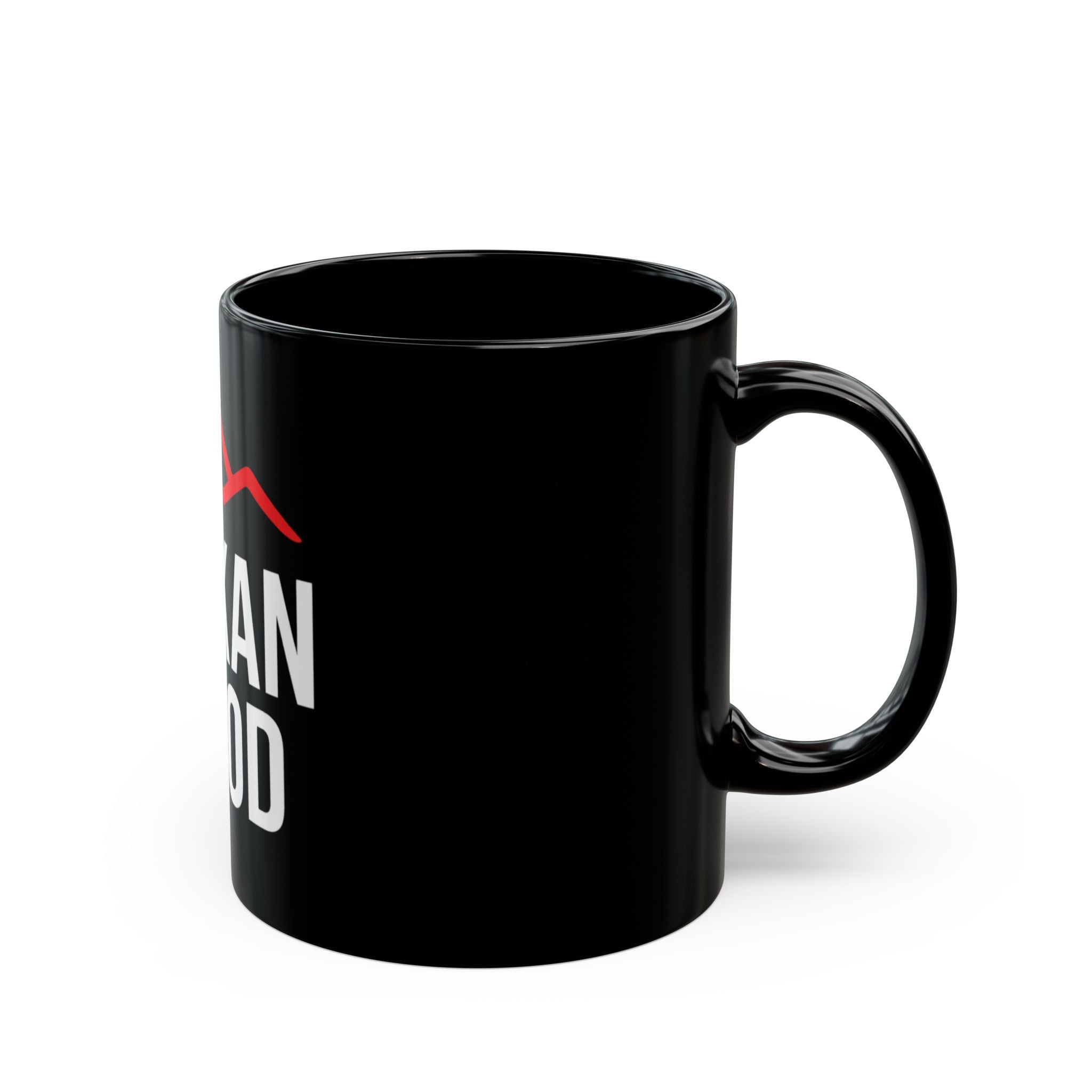 Balkan Blood Mug, Black Coffee Cup, Gift for Mountain Lovers, Travel Mug, Hiking Mug, Outdoor Adventure Coffee Cup