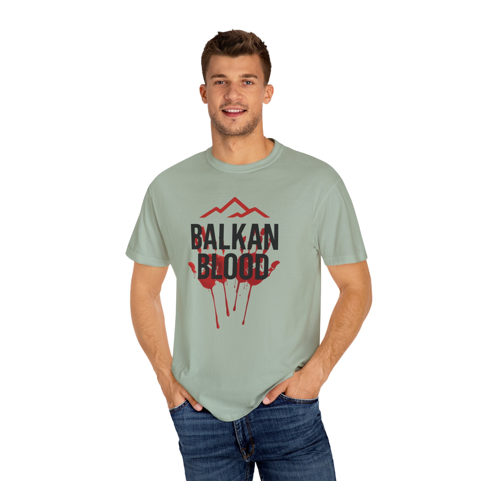 Balkan Blood Graphic T-Shirt, Unisex Streetwear, Fashion Statement Tee, Edgy Gift for Music Lovers, Halloween Apparel