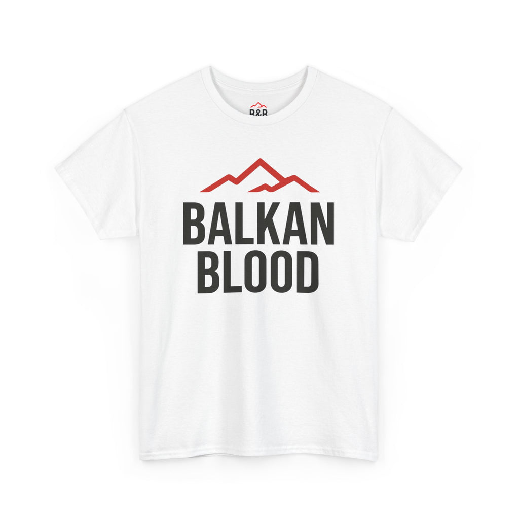 Balkan Blood Unisex Heavy Cotton Tee | Heritage Shirt, Travel Tee, Gift for Balkan Lovers, Cultural Pride, Casual Wear