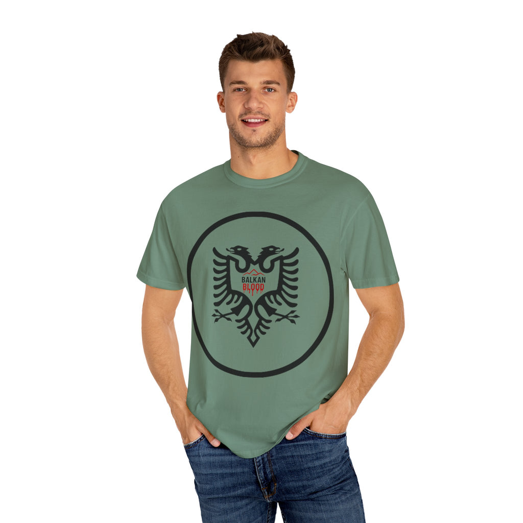 Albanian Balkan Heritage T-Shirt - Unisex Garment-Dyed Tee