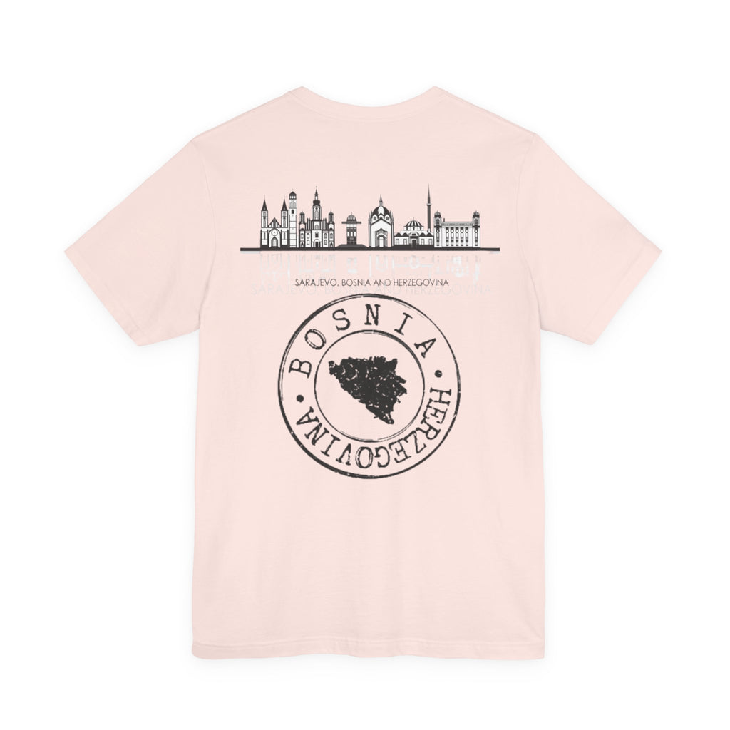 Bosnia Heritage Unisex Tee, Travel Shirt, Cultural Pride, Souvenir T-Shirt, Gift for Travelers, Adventure Apparel