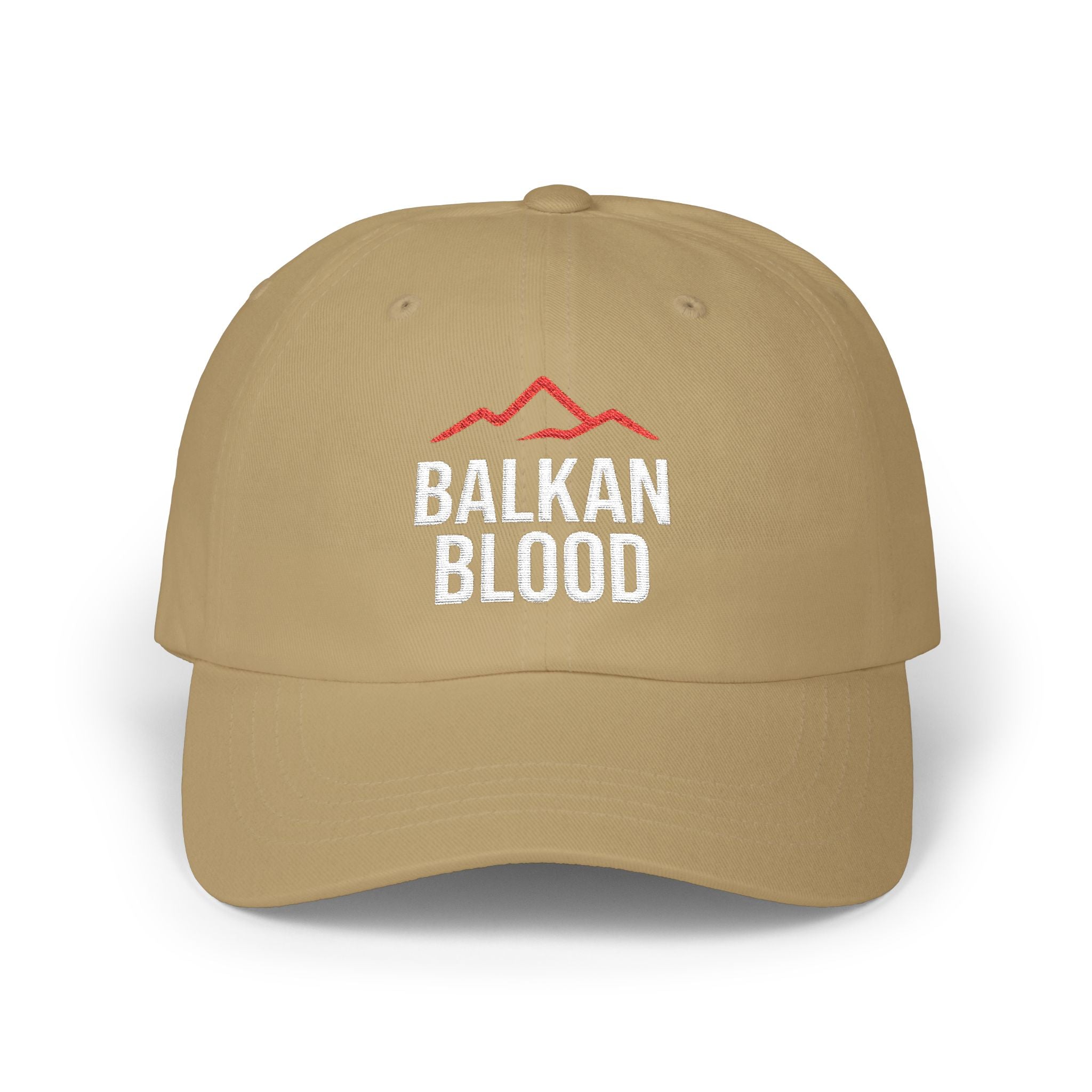 Balkan Blood Classic Dad Cap, Casual Summer Hat, Gift for Outdoorsy Dads, Hiking Accessories, Stylish Baseball Cap