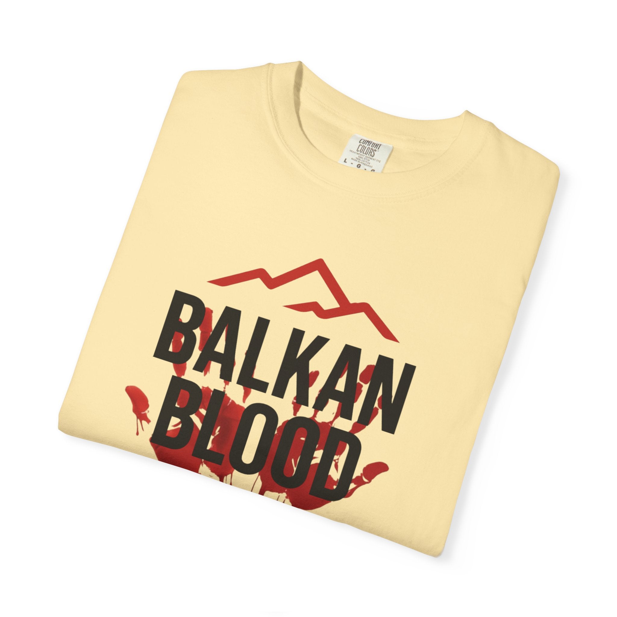 Balkan Blood Graphic T-Shirt, Unisex Streetwear, Fashion Statement Tee, Edgy Gift for Music Lovers, Halloween Apparel