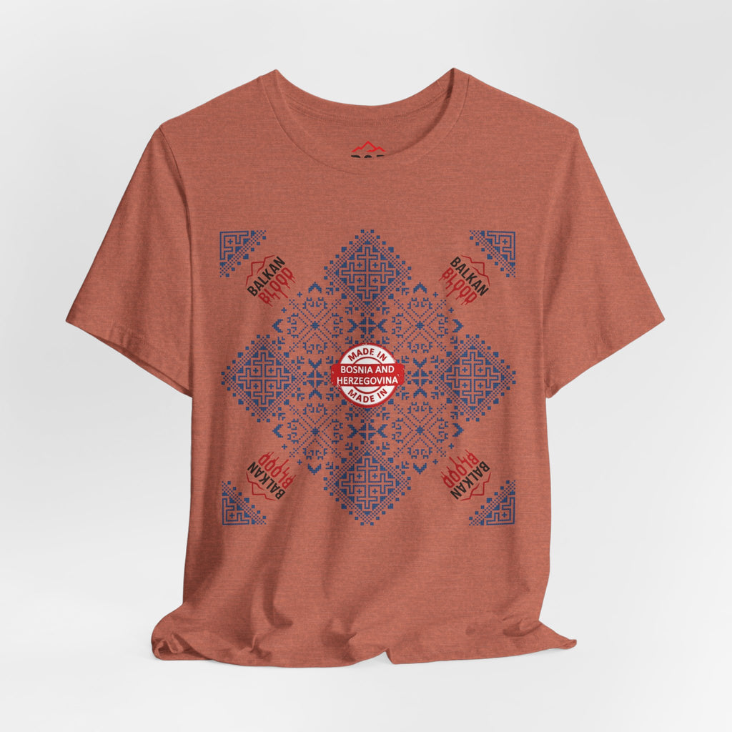 Bosnia Heritage Unisex Tee, Cultural Pride,