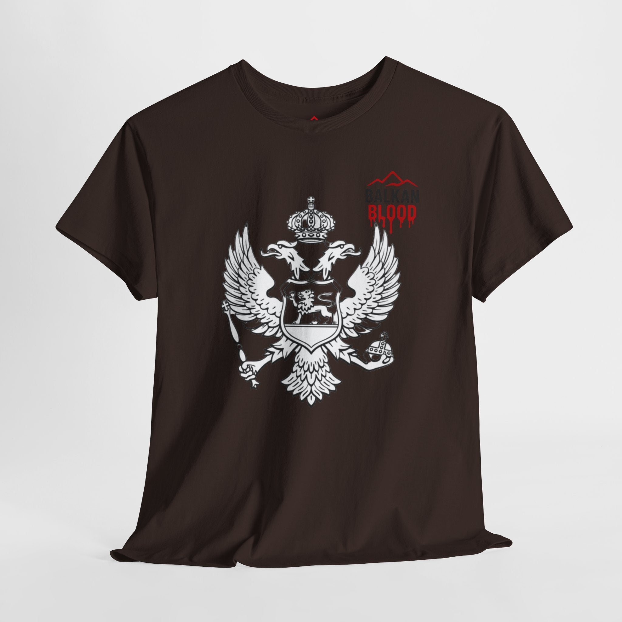 Montenegro/Balkan Blood Unisex Heavy Cotton Tee, Vintage Style Shirt