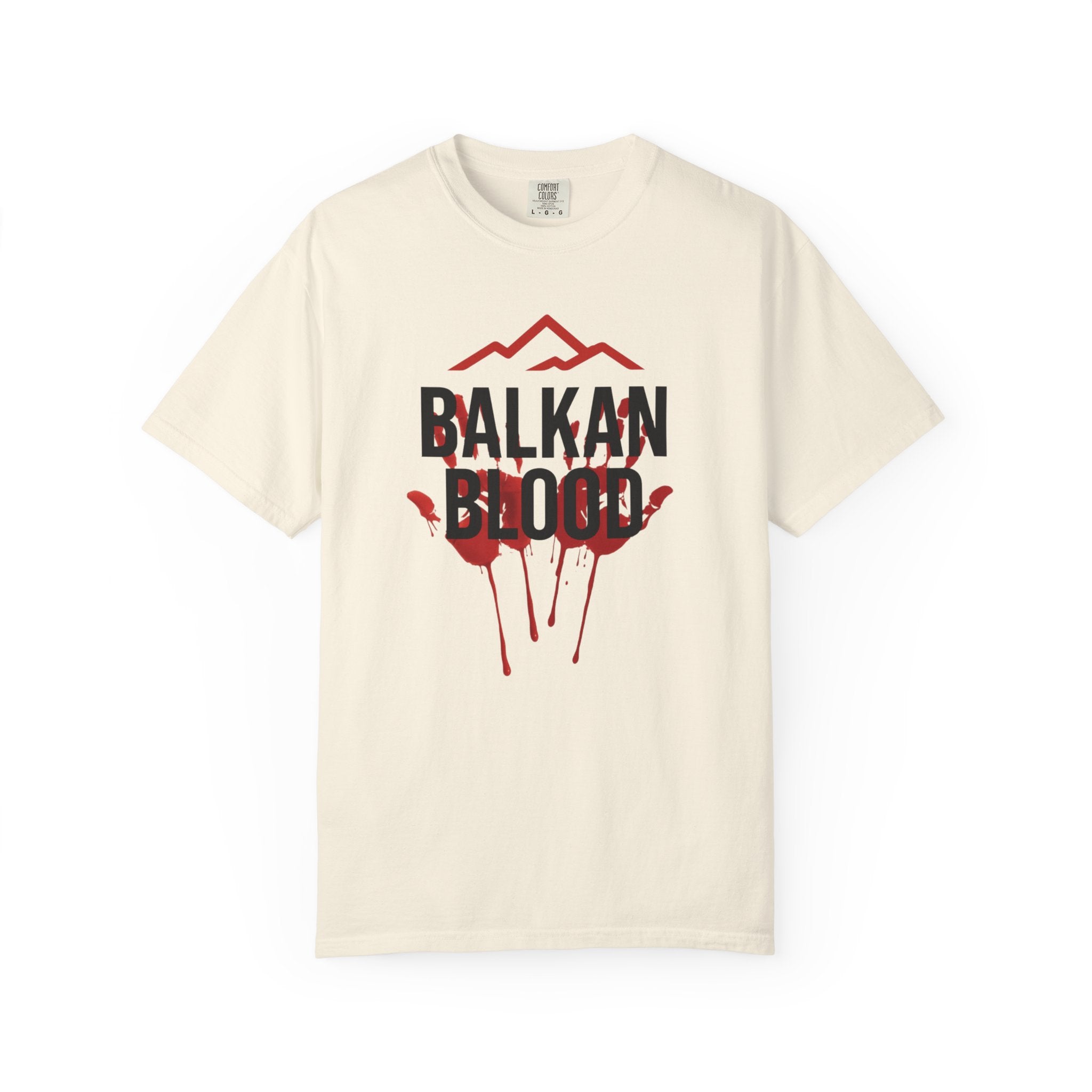 Balkan Blood Graphic T-Shirt, Unisex Streetwear, Fashion Statement Tee, Edgy Gift for Music Lovers, Halloween Apparel
