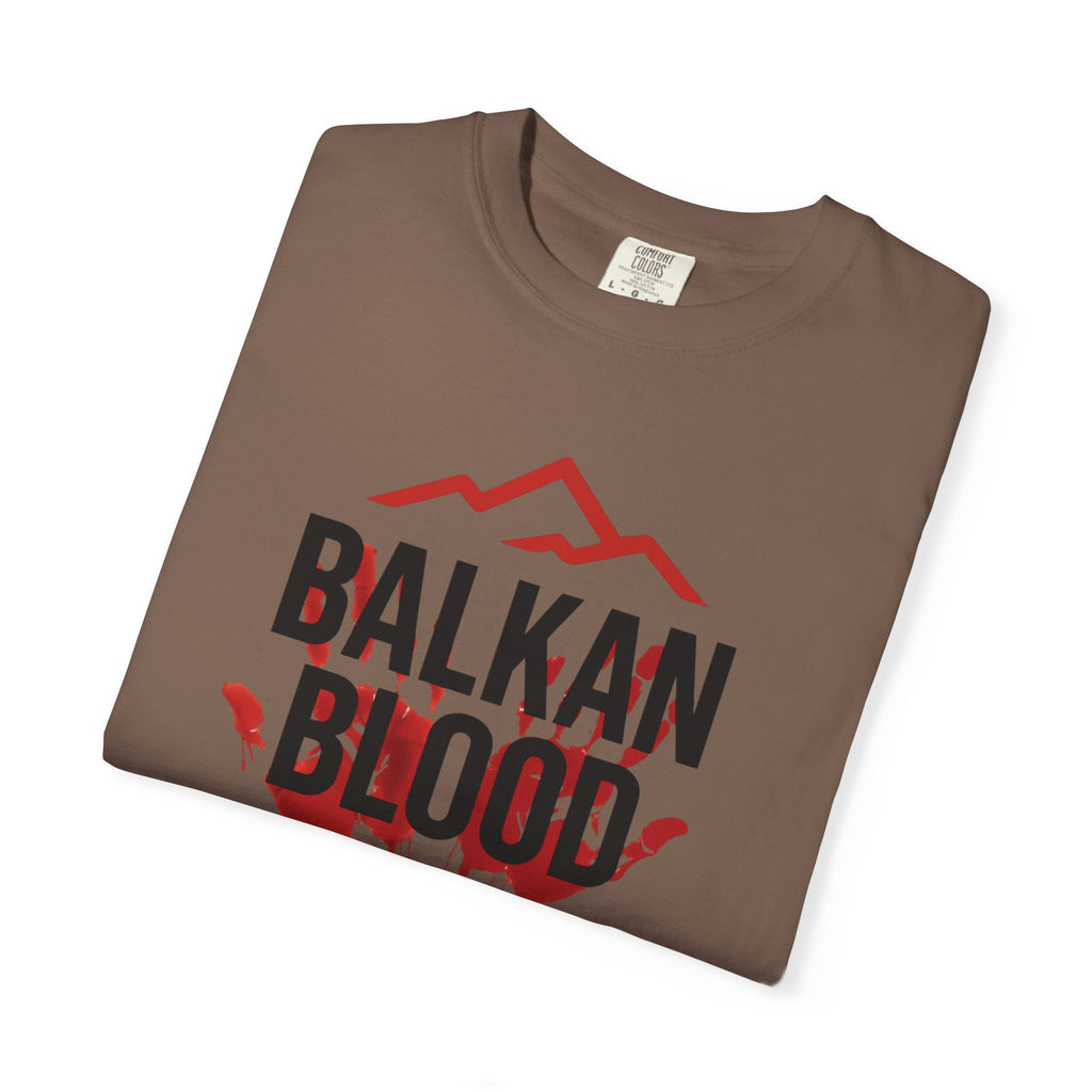 Balkan Blood Graphic T-Shirt, Unisex Streetwear, Fashion Statement Tee, Edgy Gift for Music Lovers, Halloween Apparel