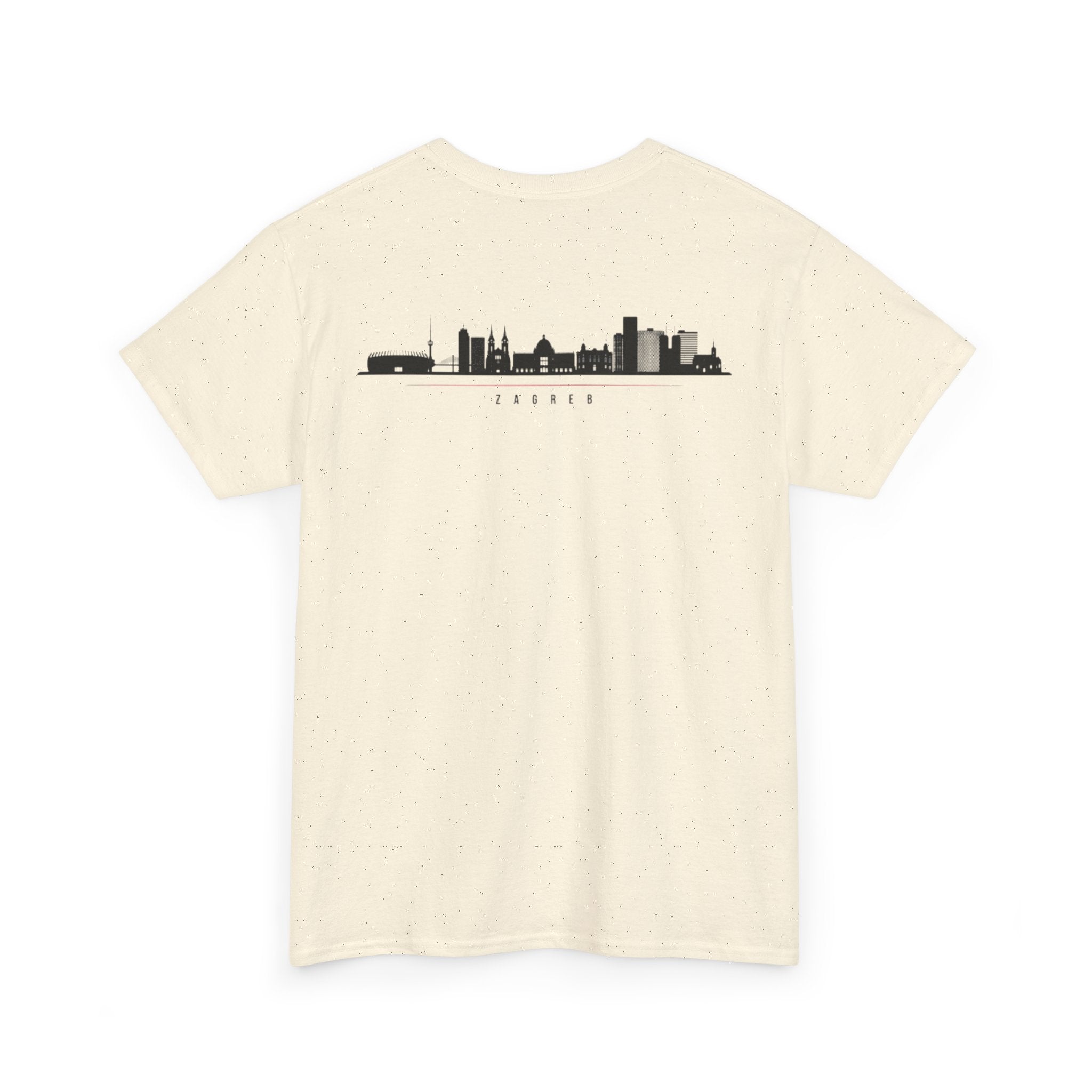 Croatia/Zagreb Unisex Heavy Cotton Tee