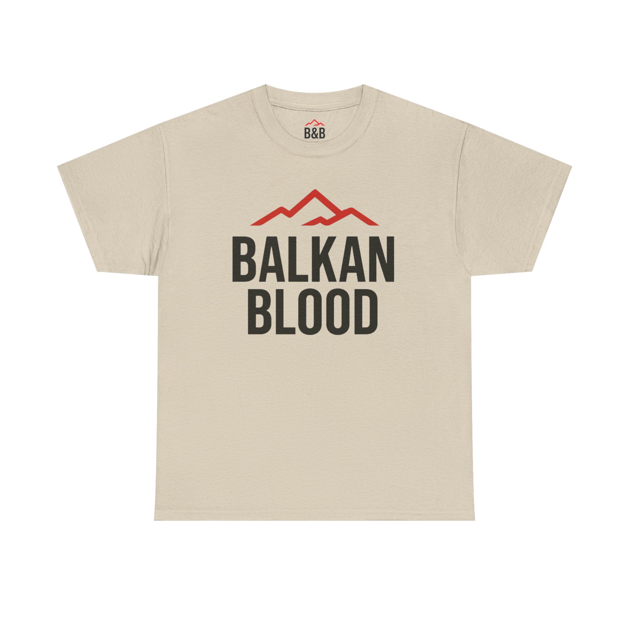Balkan Blood Unisex Heavy Cotton Tee | Heritage Shirt, Travel Tee, Gift for Balkan Lovers, Cultural Pride, Casual Wear