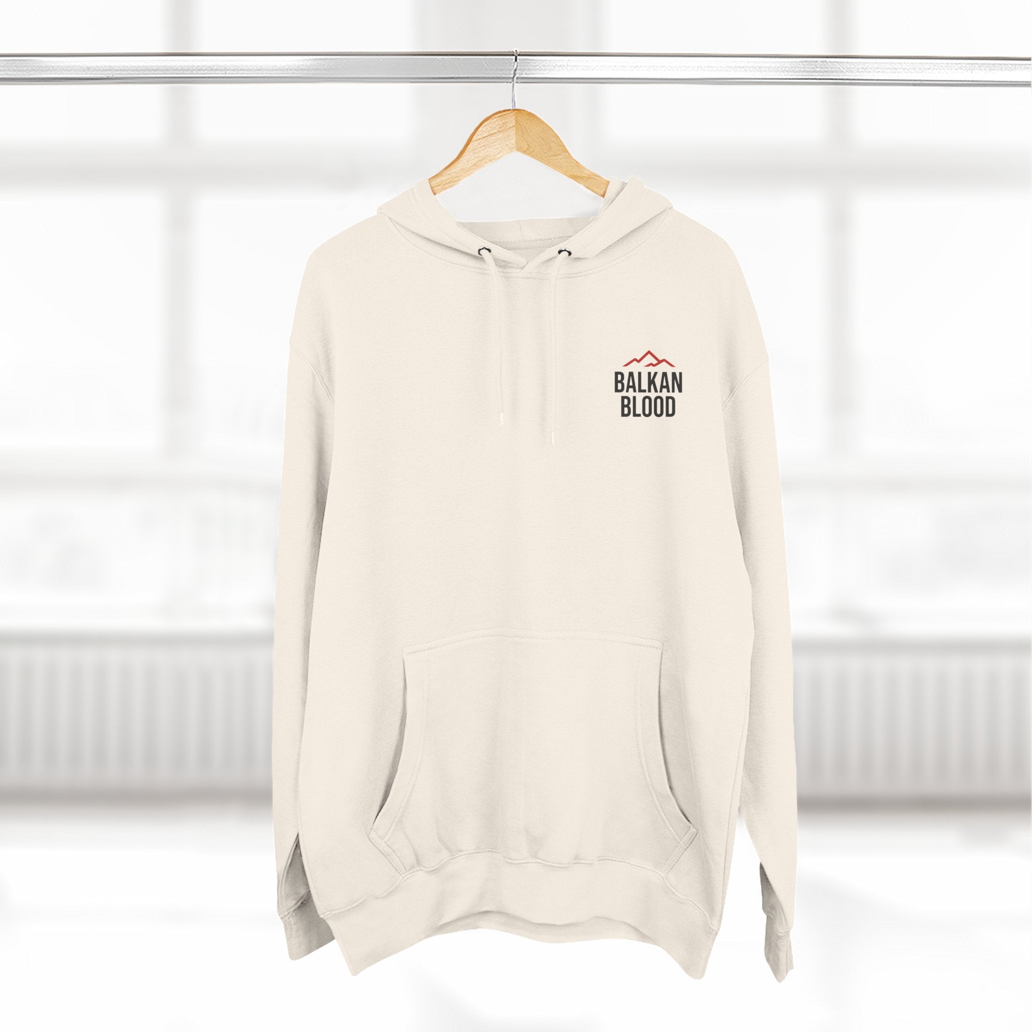 Balkan Blood Hoodie - Cozy Fleece Sweatshirt for Outdoor Adventures, Gifts for Nature Lovers, Hiking, Travel, Casual Wear