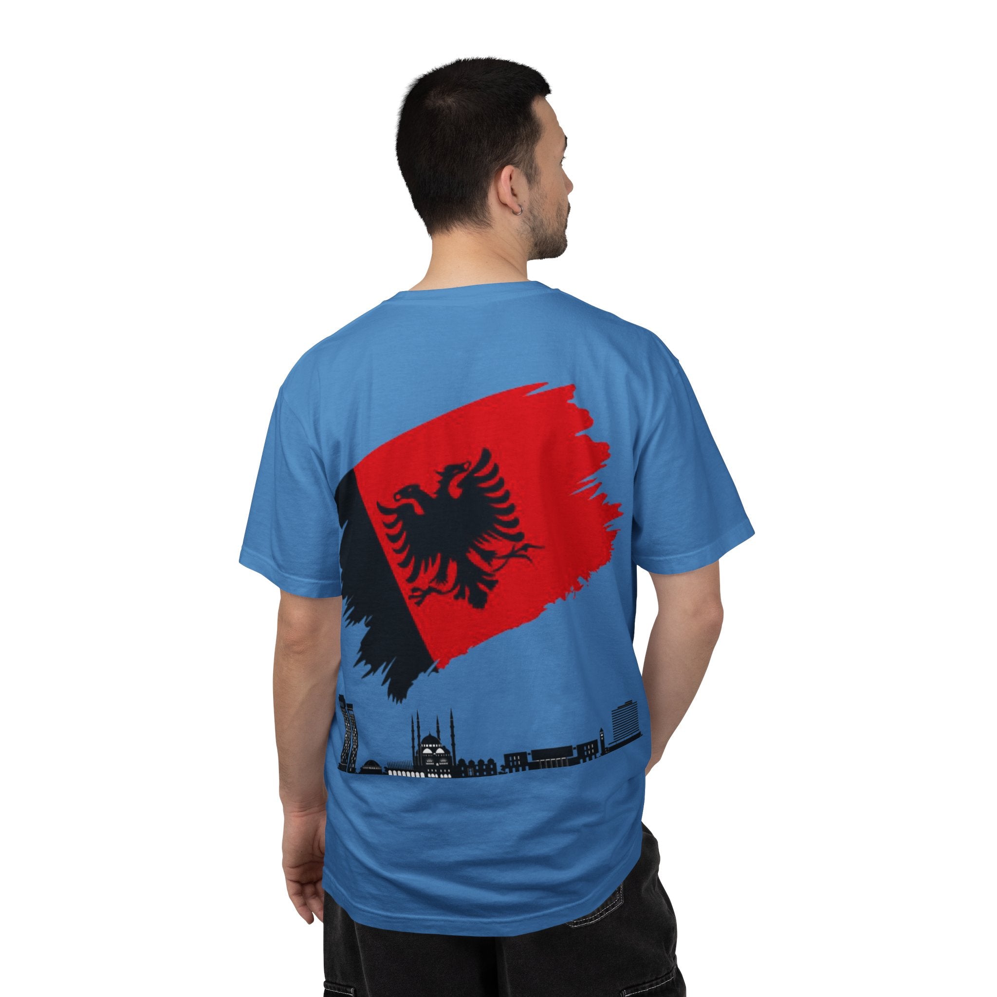 Albanian Balkan Heritage T-Shirt - Unisex Garment-Dyed Tee