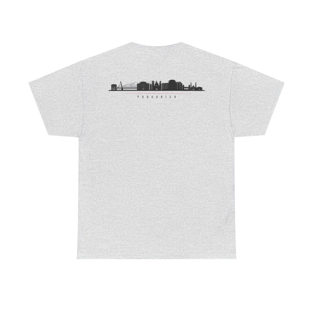 Montenegro/Balkan Blood Unisex Heavy Cotton Tee, Vintage Style Shirt, Graphic Tee, Travel Souvenir, Gift for Heritage Lovers