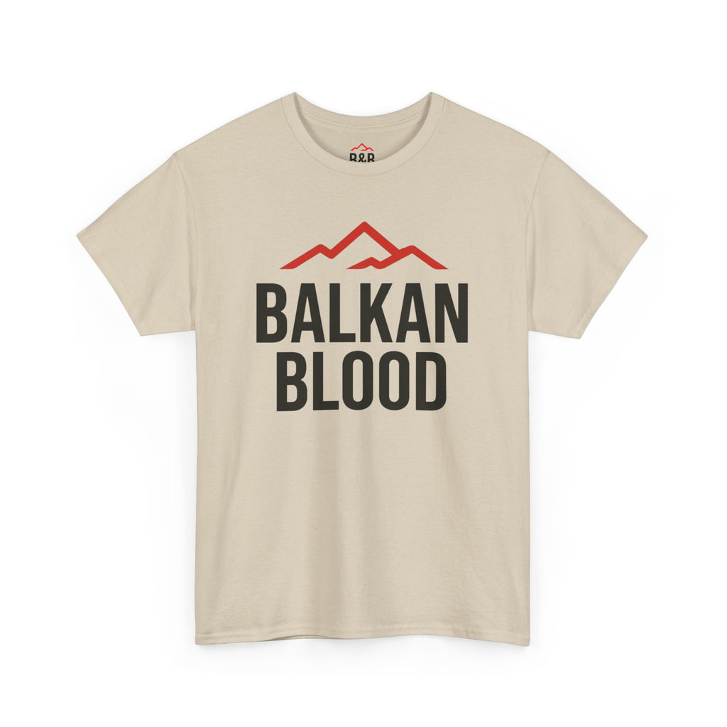 Balkan Blood Unisex Heavy Cotton Tee | Heritage Shirt, Travel Tee, Gift for Balkan Lovers, Cultural Pride, Casual Wear