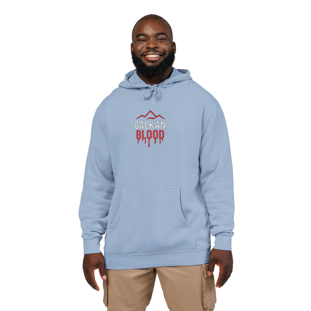 Unisex Pigment-Dyed Hoodie (Embroidery)
