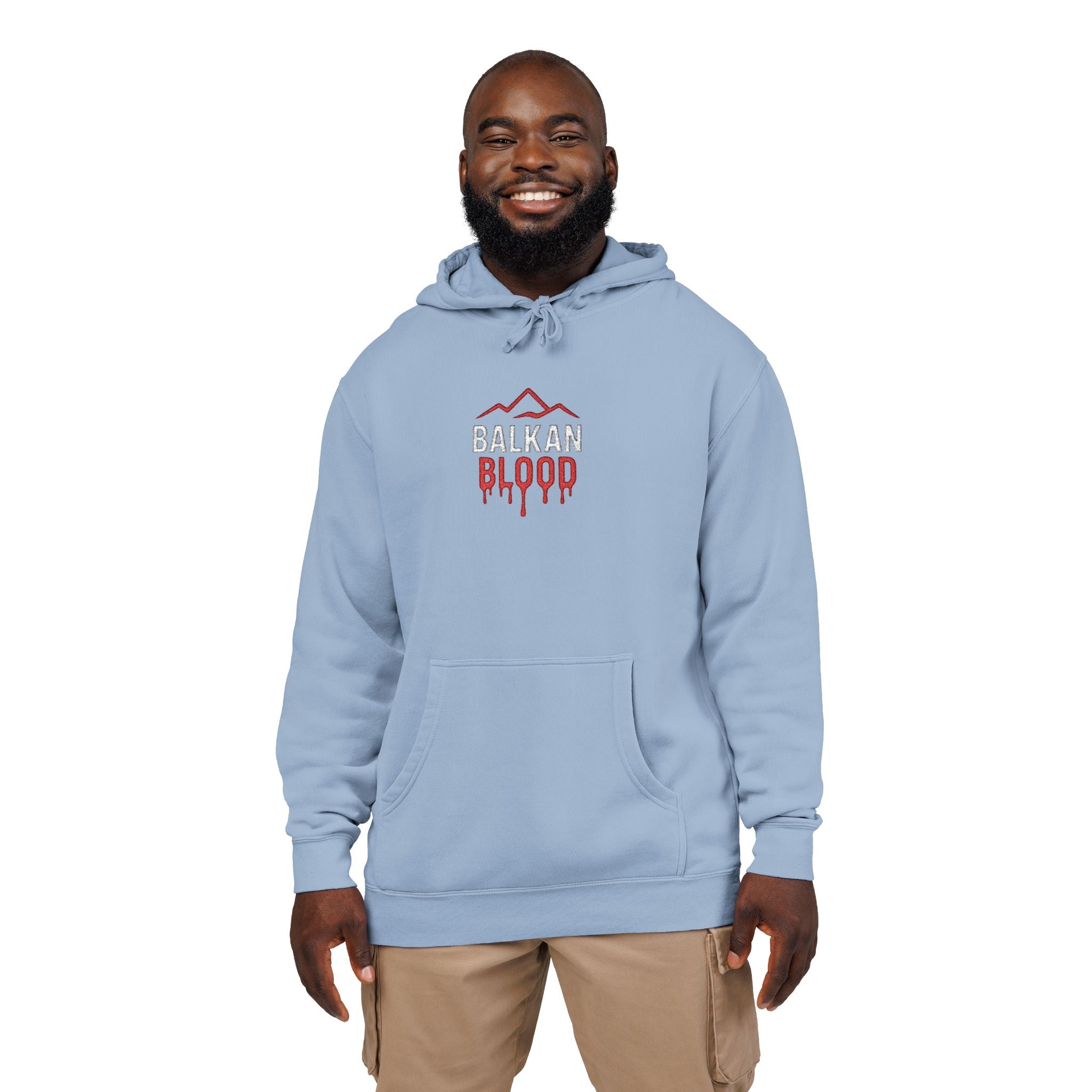 Unisex Pigment-Dyed Hoodie (Embroidery)