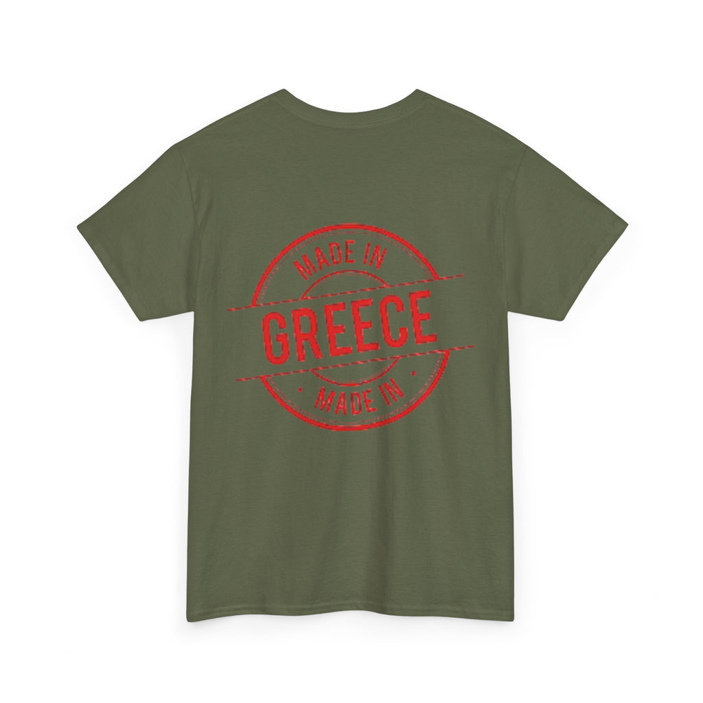 Balkan Blood Tee | Unisex Heavy Cotton T-Shirt, Greece Souvenir Shirt, Travel Gift, Casual Wear, Unique Graphic Tee