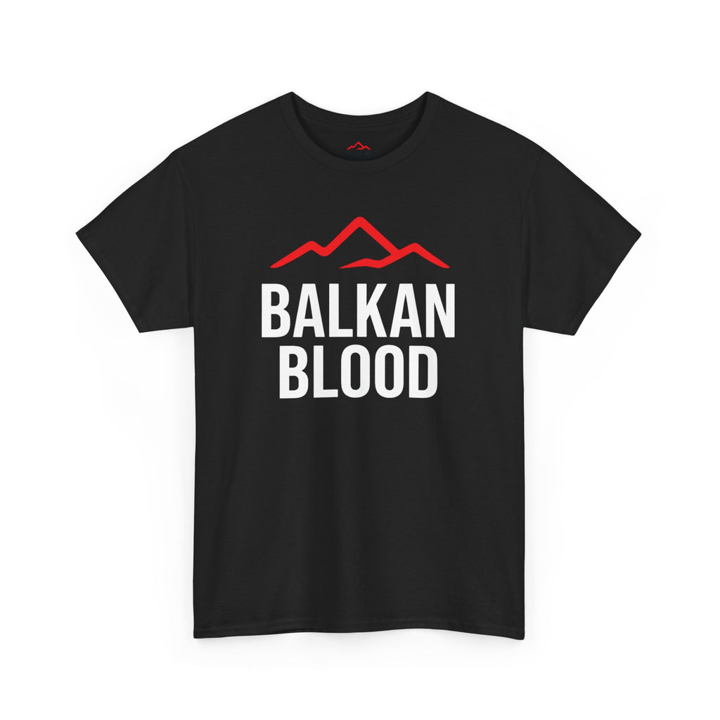 Balkan Blood Unisex Heavy Cotton Tee | Heritage Shirt, Travel Tee, Gift for Balkan Lovers, Cultural Pride, Casual Wear