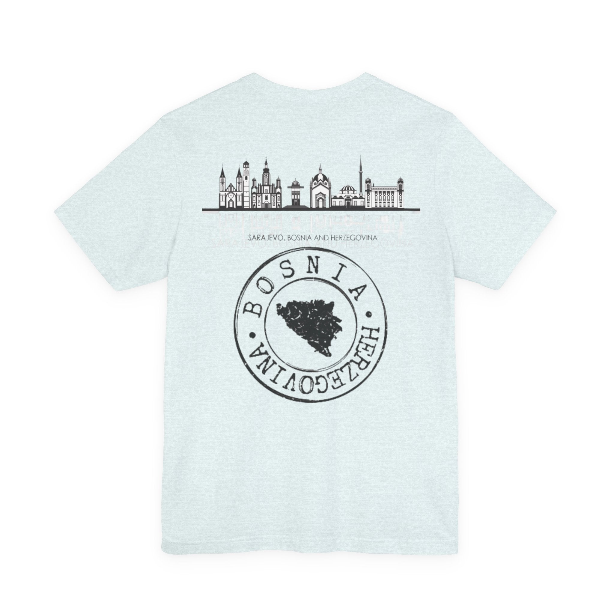 Bosnia Heritage Unisex Tee, Travel Shirt, Cultural Pride, Souvenir T-Shirt, Gift for Travelers, Adventure Apparel