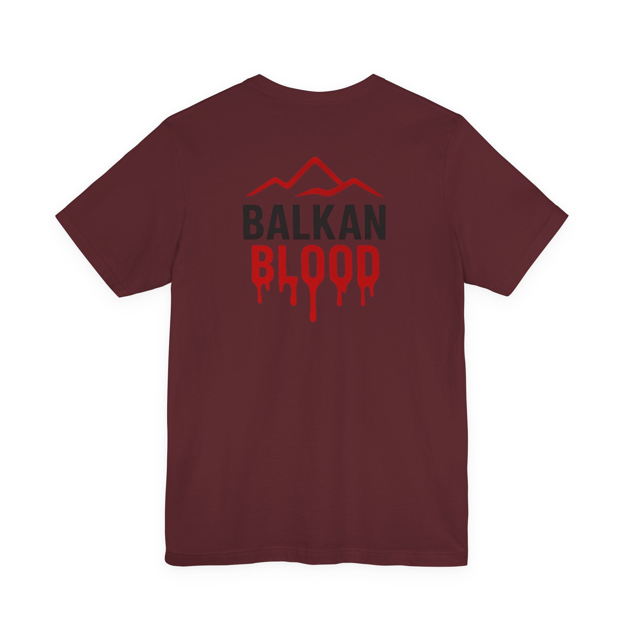 Balkan Blood Tee — Red Drip Logo