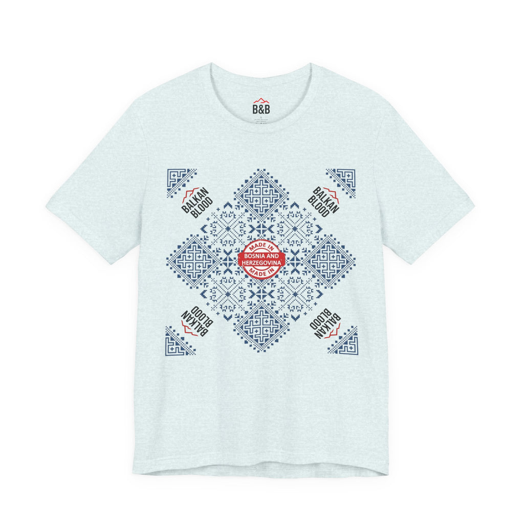 Bosnia Heritage Unisex Tee, Travel Shirt, Cultural Pride, Souvenir T-Shirt, Gift for Travelers, Adventure Apparel