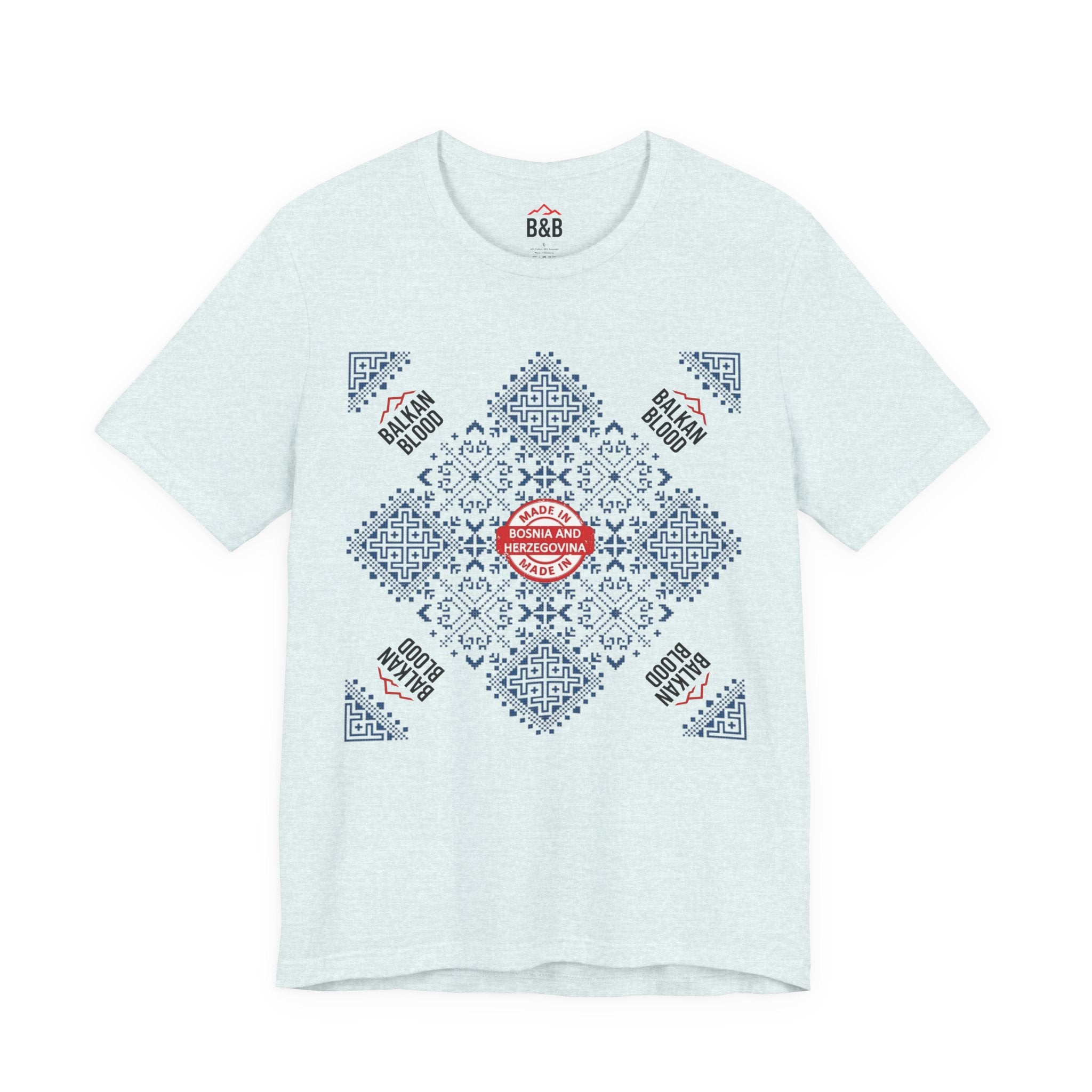 Bosnia Heritage Unisex Tee, Travel Shirt, Cultural Pride, Souvenir T-Shirt, Gift for Travelers, Adventure Apparel