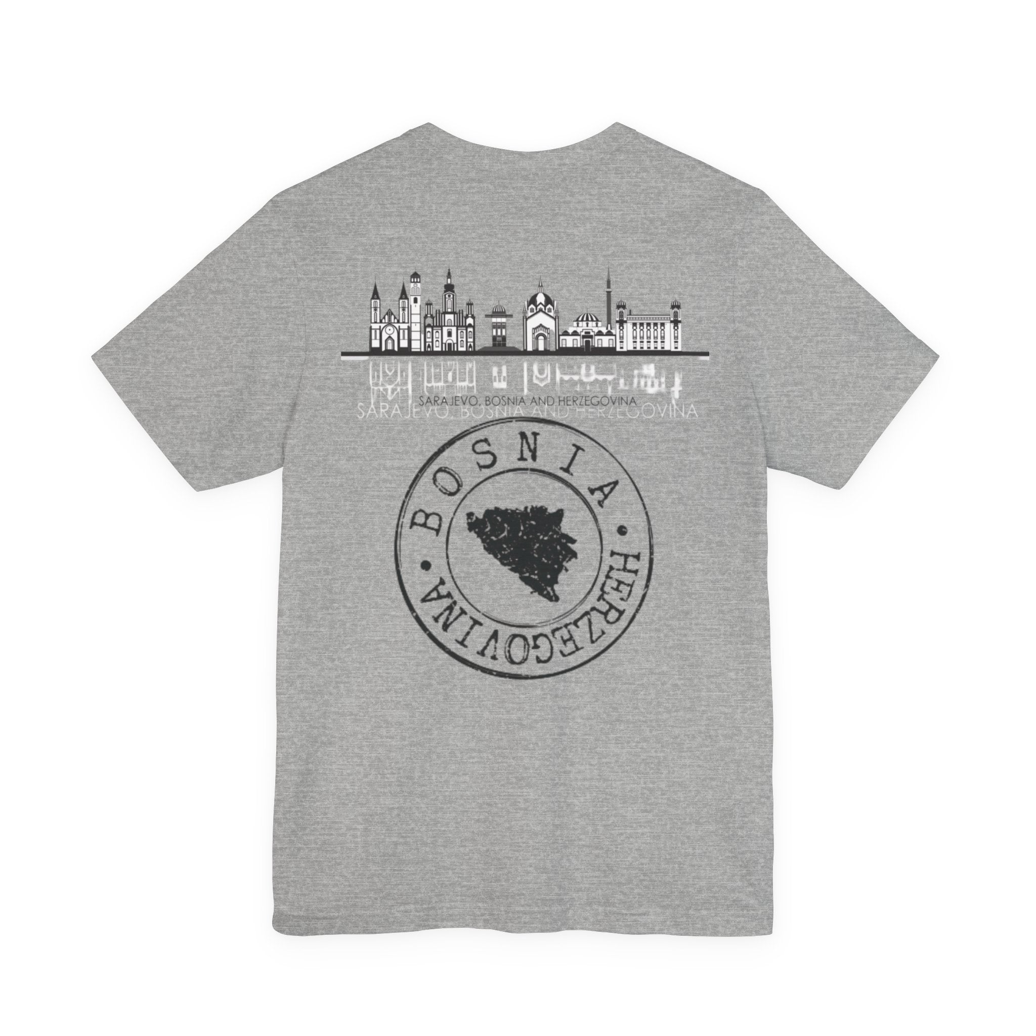 Bosnia Heritage Unisex Tee, Travel Shirt, Cultural Pride, Souvenir T-Shirt, Gift for Travelers, Adventure Apparel