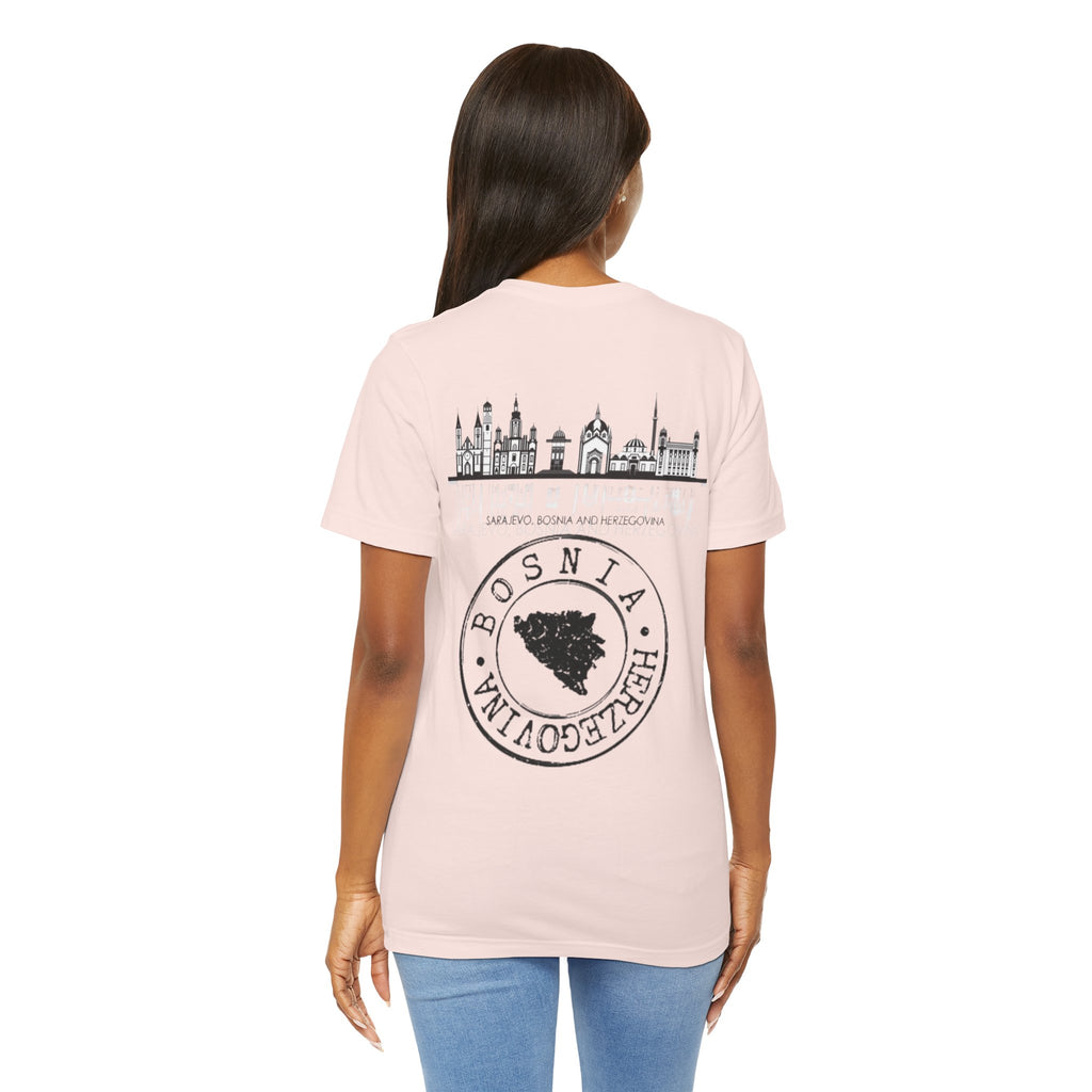 Bosnia Heritage Unisex Tee, Cultural Pride,