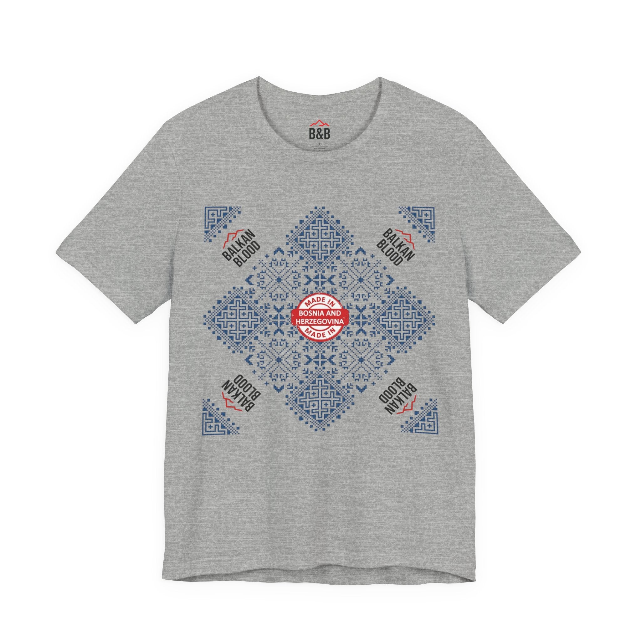 Bosnia Heritage Unisex Tee, Travel Shirt, Cultural Pride, Souvenir T-Shirt, Gift for Travelers, Adventure Apparel