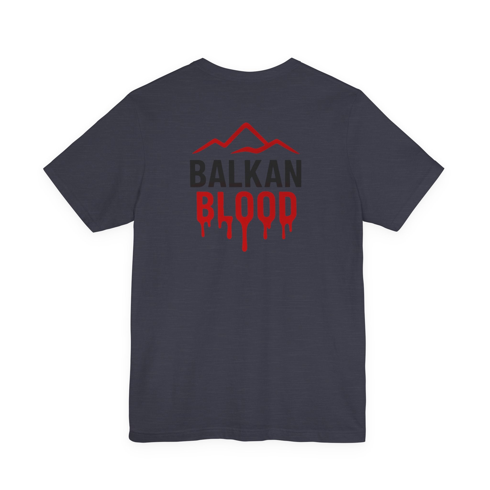 Balkan Blood Tee — Red Drip Logo