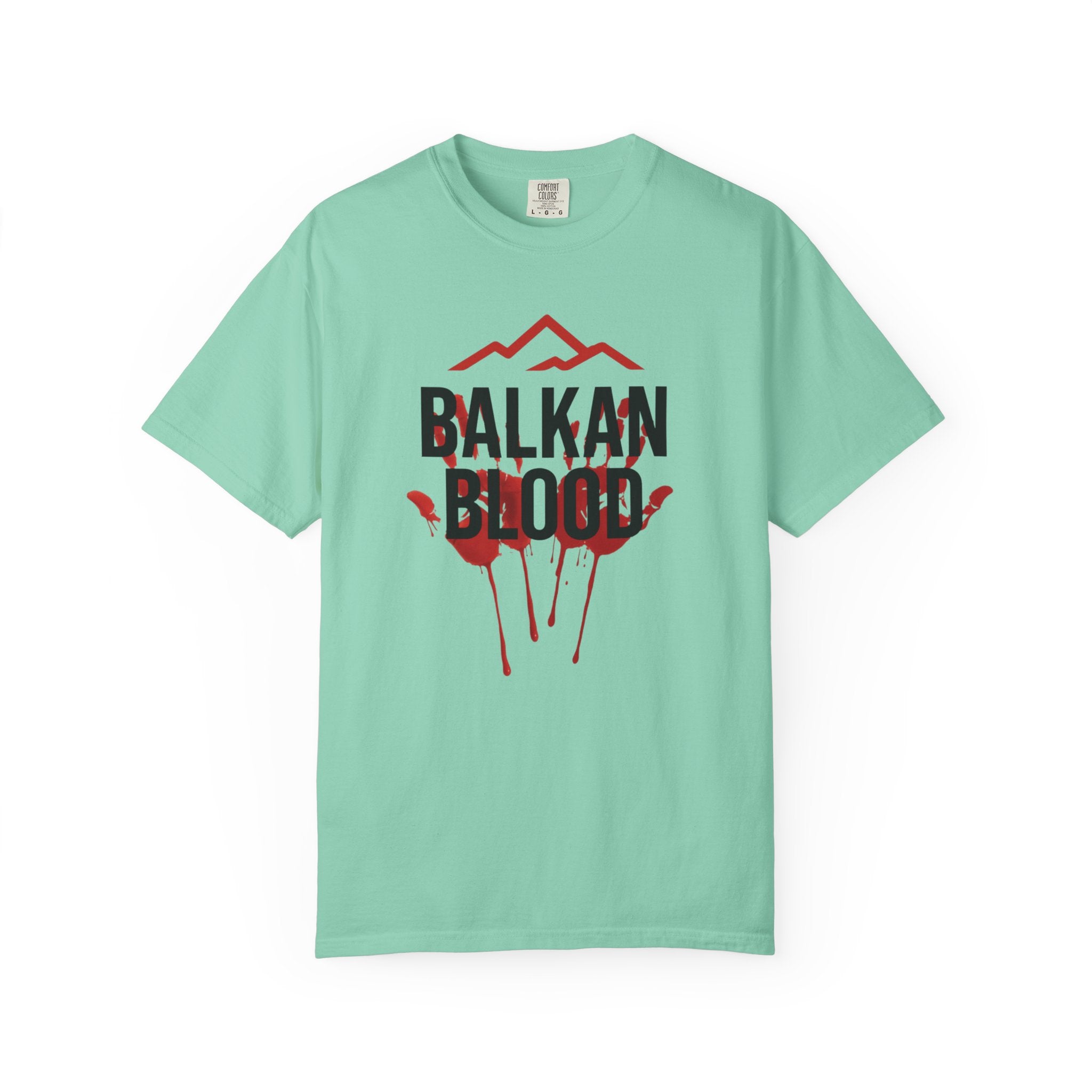 Balkan Blood Graphic T-Shirt, Unisex Streetwear, Fashion Statement Tee, Edgy Gift for Music Lovers, Halloween Apparel