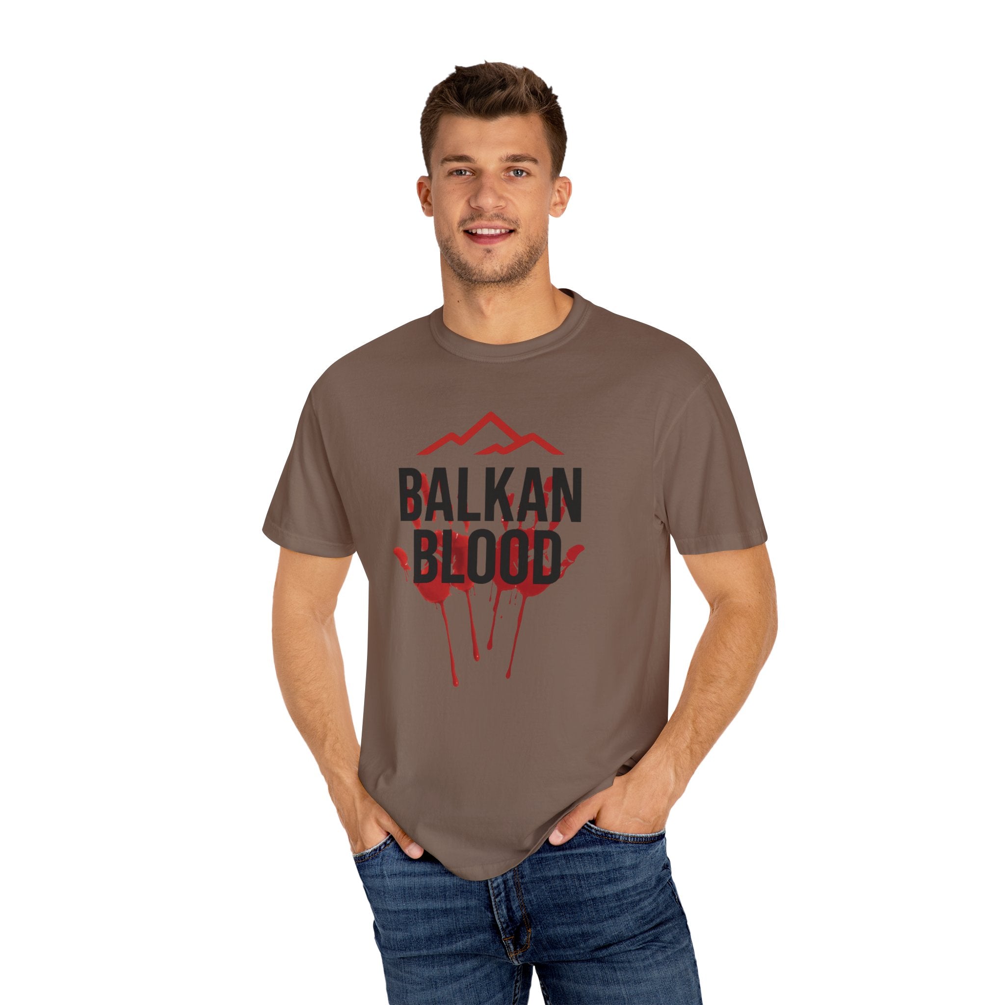 Balkan Blood Graphic T-Shirt, Unisex Streetwear, Fashion Statement Tee, Edgy Gift for Music Lovers, Halloween Apparel