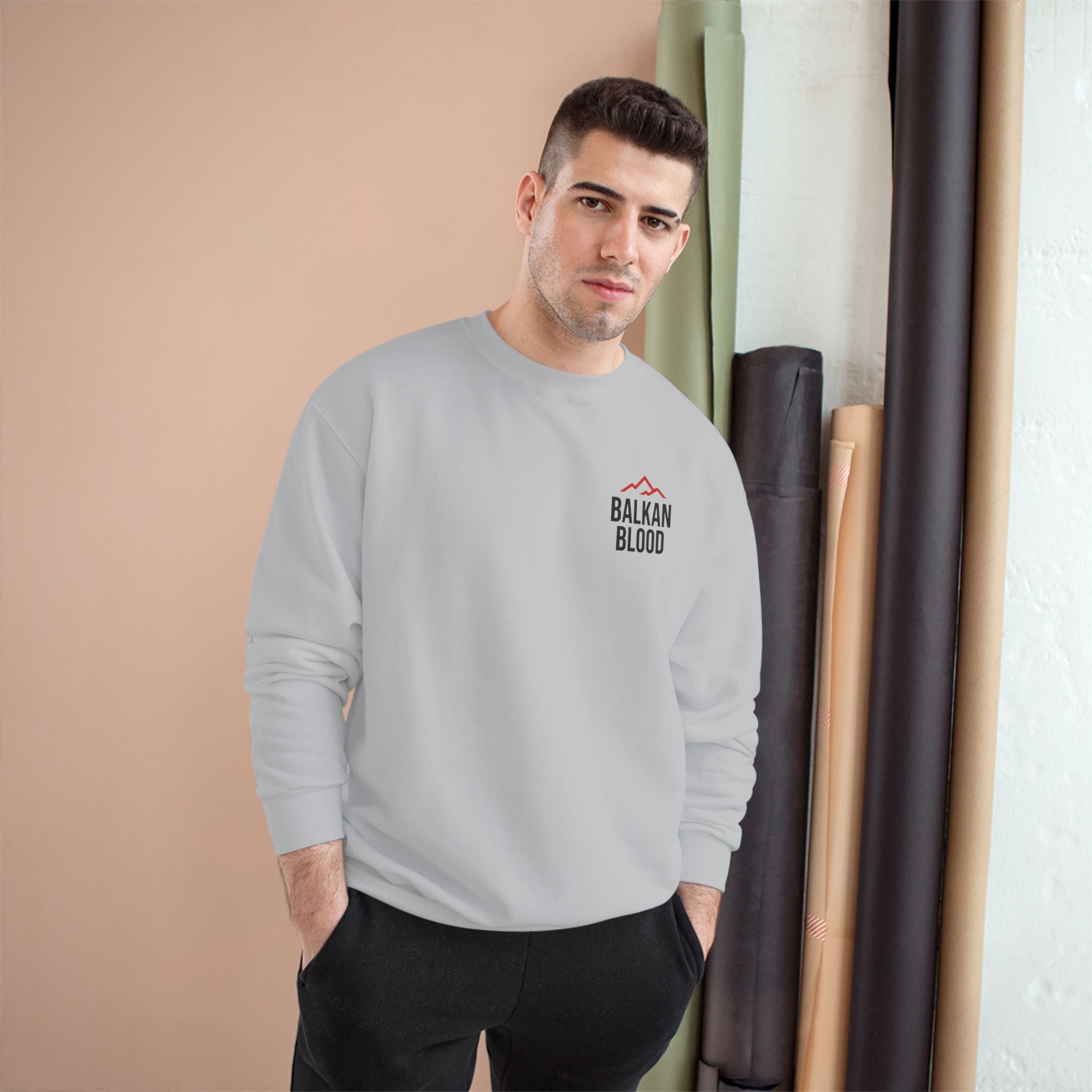 Balkan Blood Champion Sweatshirt - Cozy Urban Style, Unisex Gift, Casual Wear, Travel Apparel, Perfect for Chill Days