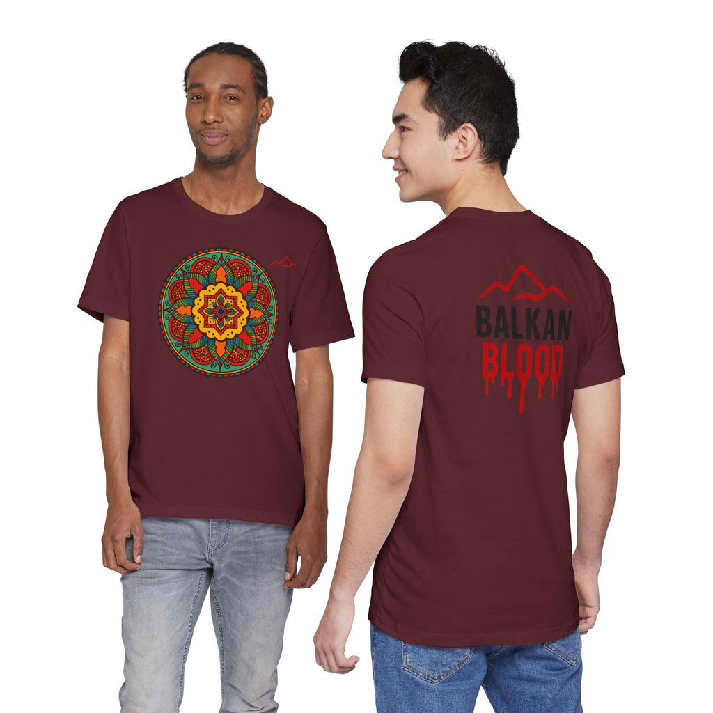 Balkan Blood Tee — Red Drip Logo