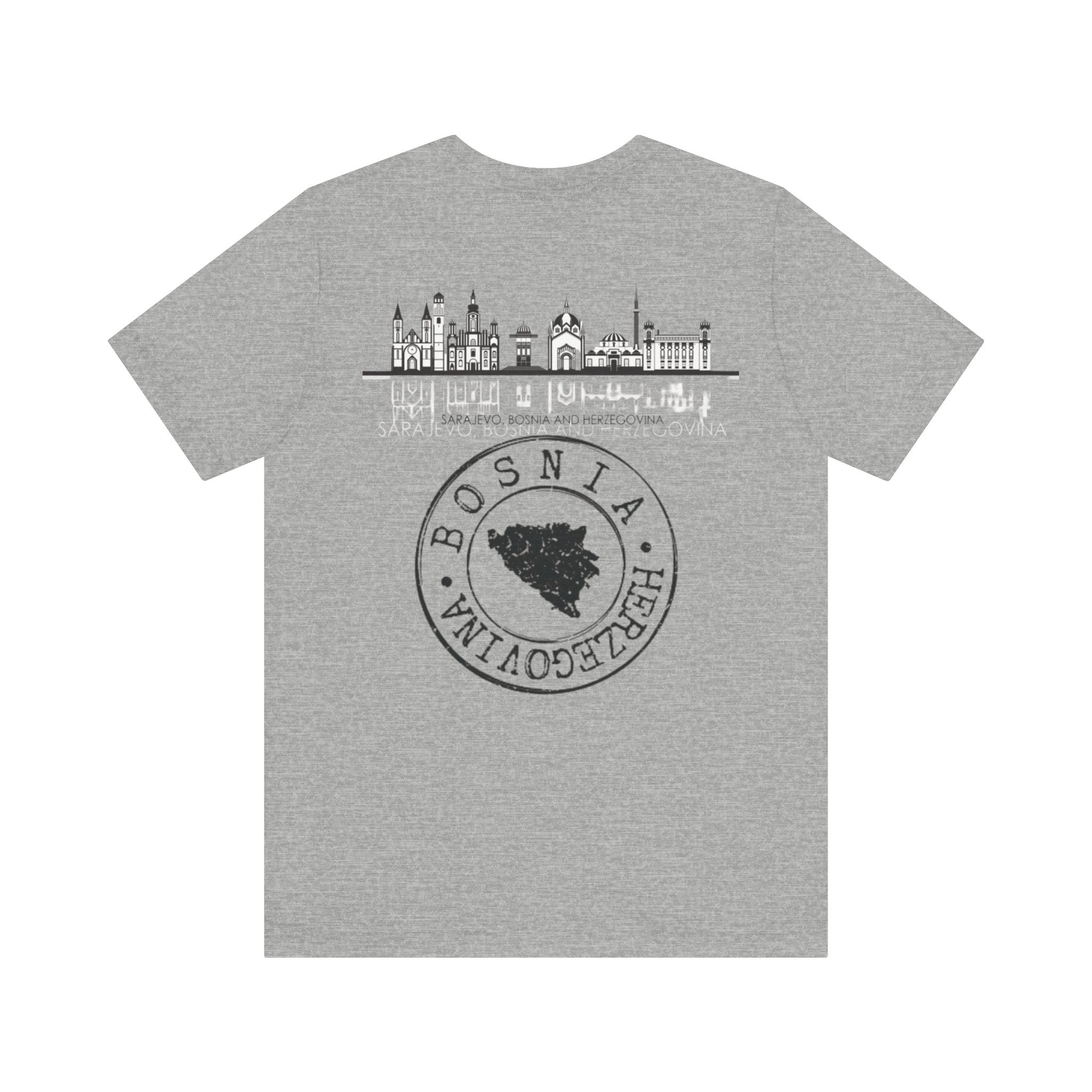 Bosnia Heritage Unisex Tee, Travel Shirt, Cultural Pride, Souvenir T-Shirt, Gift for Travelers, Adventure Apparel