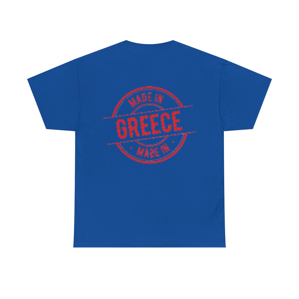 Balkan Blood Tee | Unisex Heavy Cotton T-Shirt, Greece Souvenir Shirt, Travel Gift, Casual Wear, Unique Graphic Tee