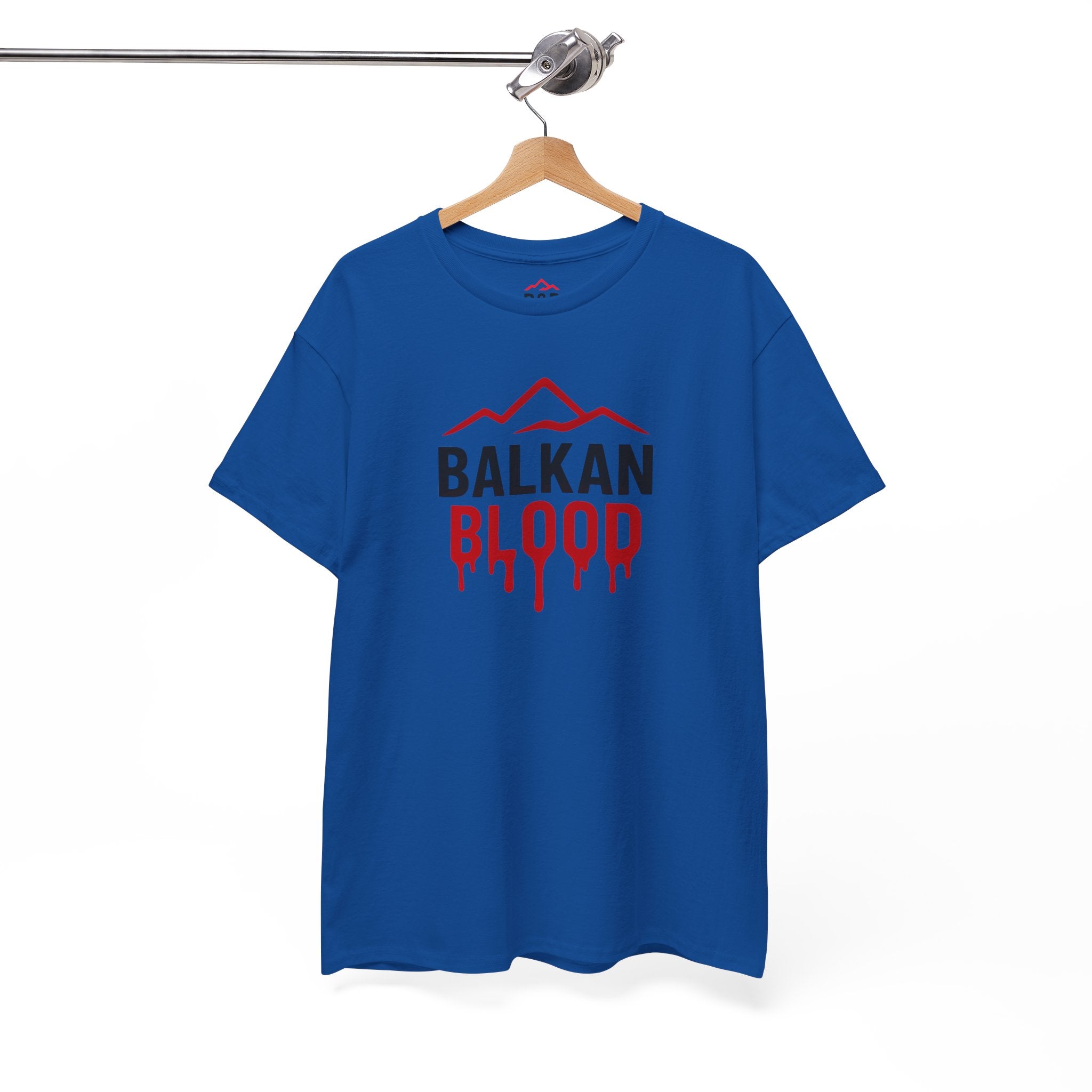 Balkan Blood T-Shirt — Heritage Graphic Tee with Multilingual “Blood” Back Print