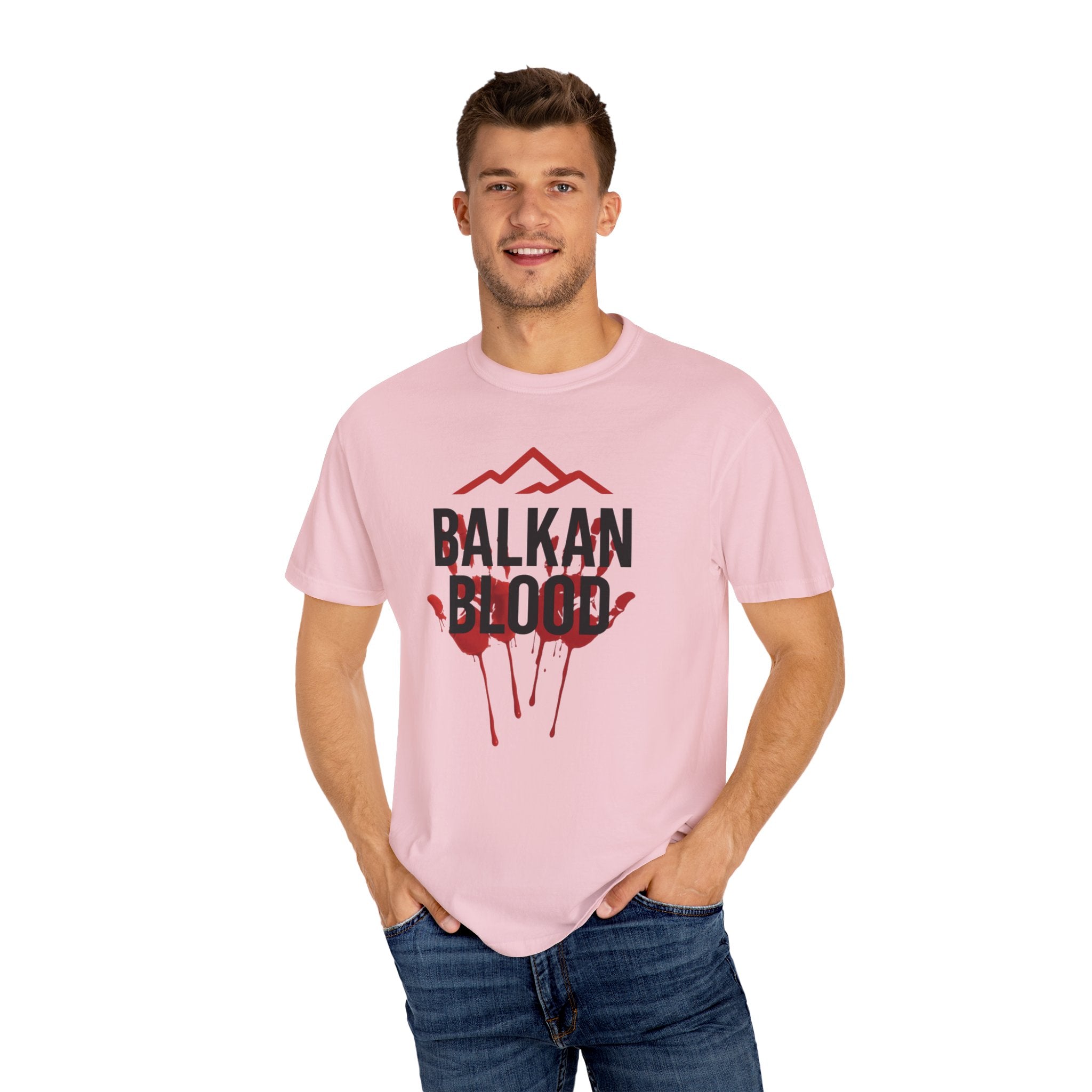 Balkan Blood Graphic T-Shirt, Unisex Streetwear, Fashion Statement Tee, Edgy Gift for Music Lovers, Halloween Apparel