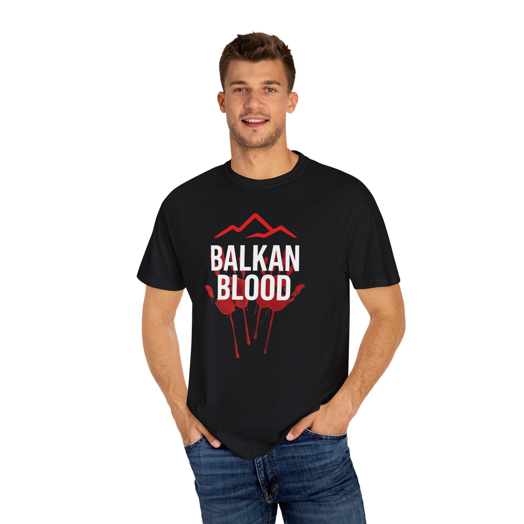 Balkan Blood Graphic T-Shirt, Unisex Streetwear, Fashion Statement Tee, Edgy Gift for Music Lovers, Halloween Apparel