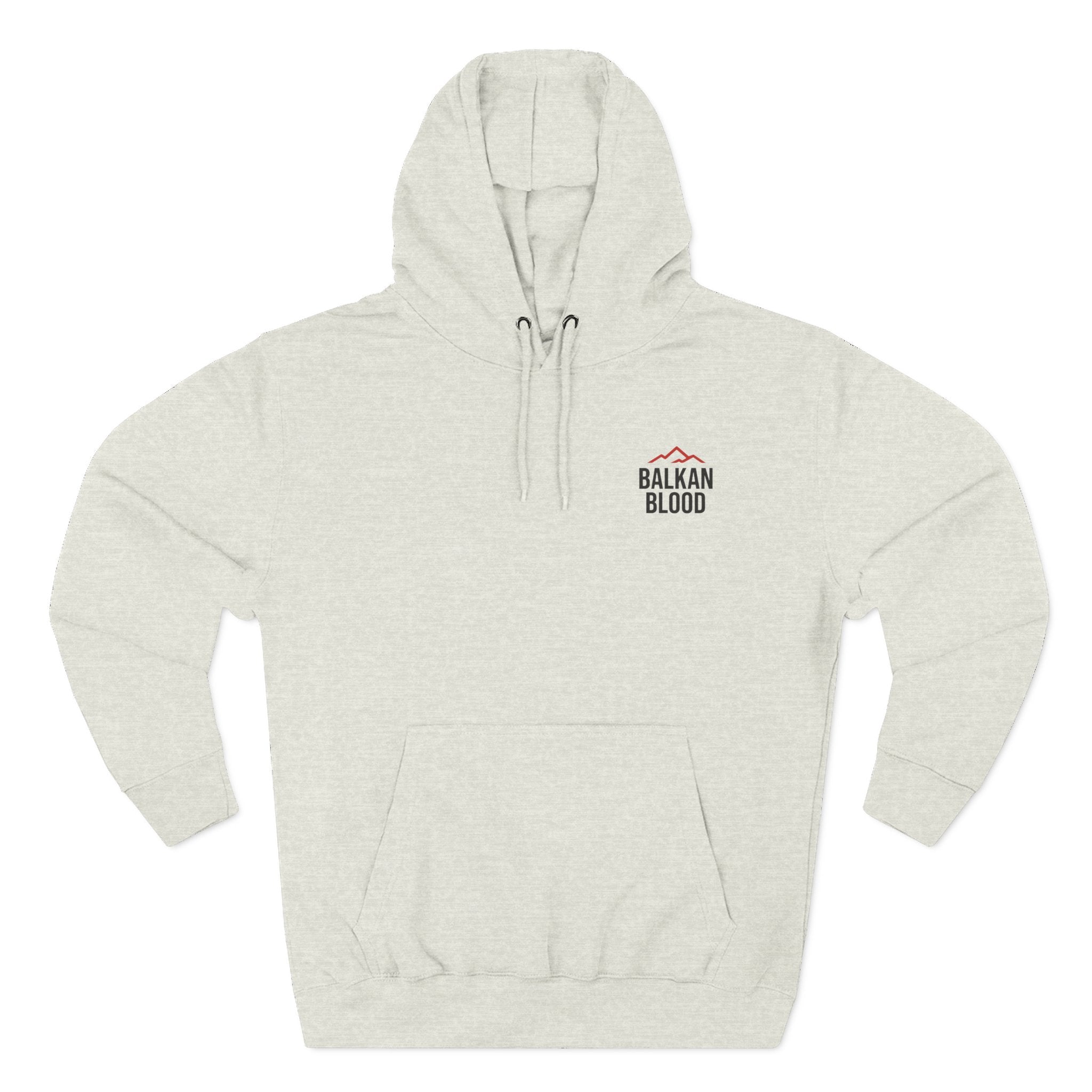 Balkan Blood Hoodie - Cozy Fleece Sweatshirt for Outdoor Adventures, Gifts for Nature Lovers, Hiking, Travel, Casual Wear