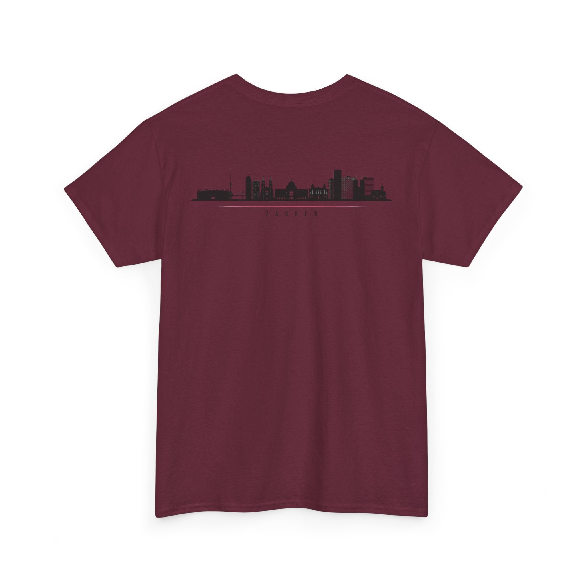 Croatia/Zagreb Unisex Heavy Cotton Tee