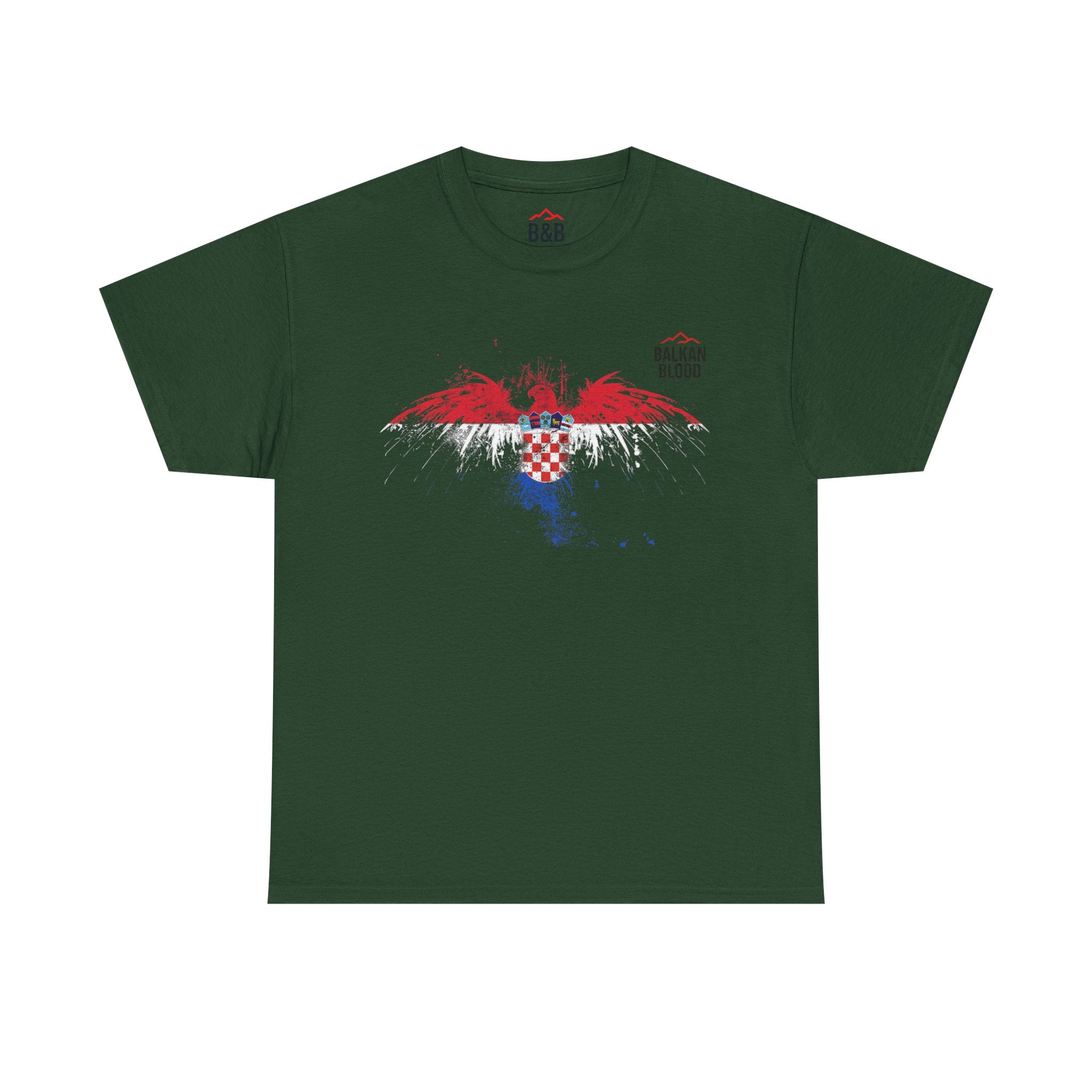 Croatia/Zagreb Unisex Heavy Cotton Tee