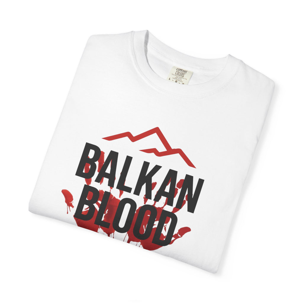 Balkan Blood Graphic T-Shirt, Unisex Streetwear, Fashion Statement Tee, Edgy Gift for Music Lovers, Halloween Apparel