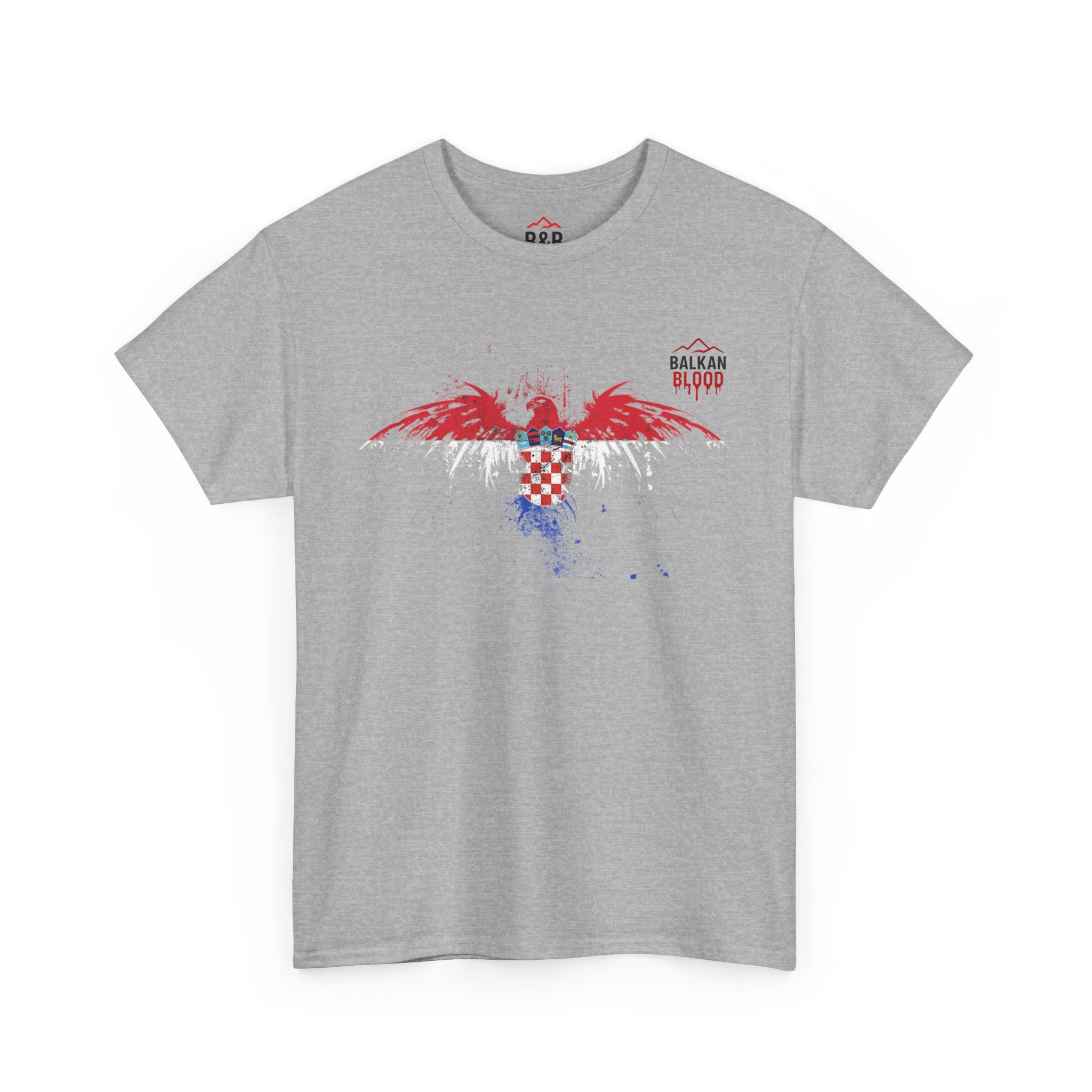 Croatia/Zagreb Unisex Heavy Cotton Tee