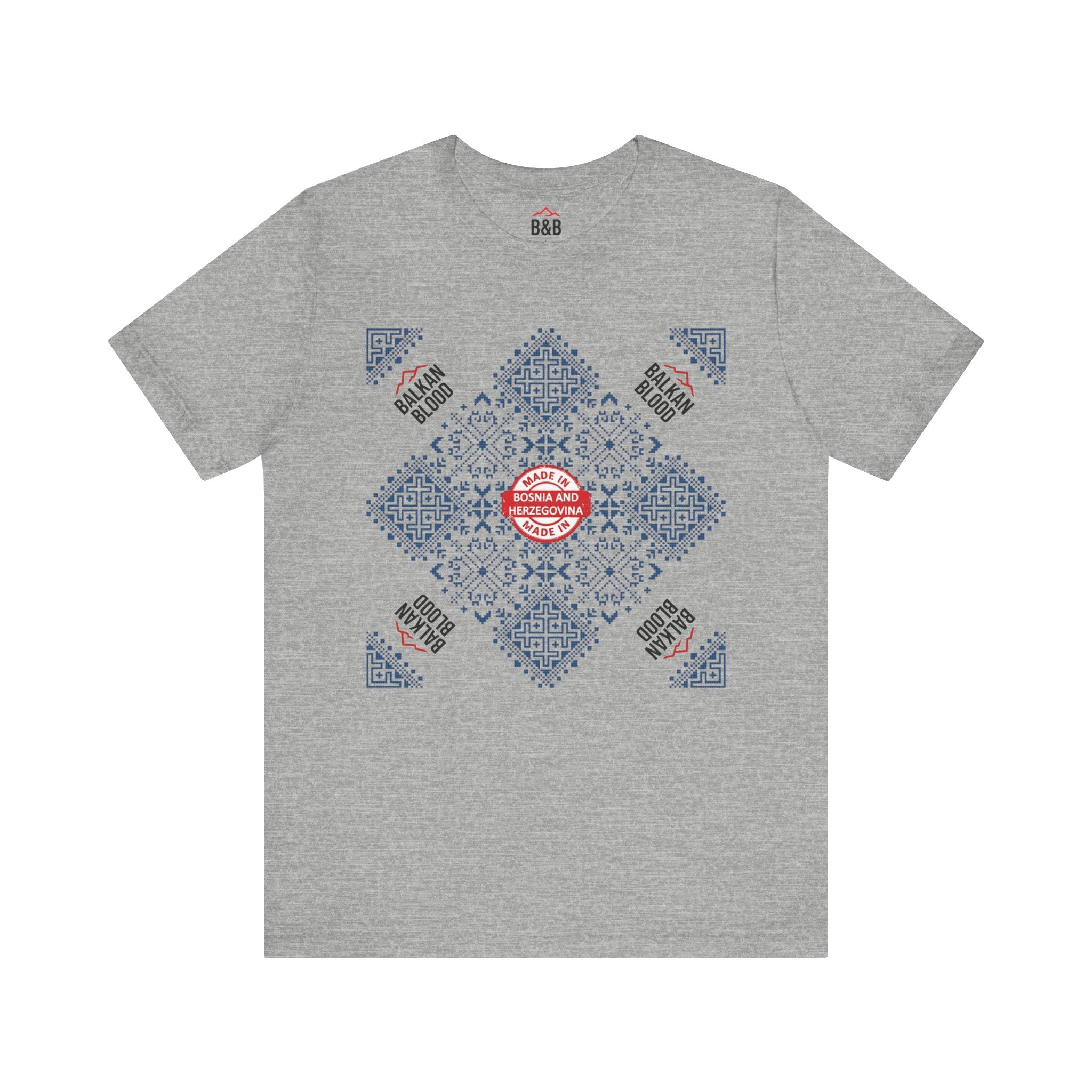 Bosnia Heritage Unisex Tee, Travel Shirt, Cultural Pride, Souvenir T-Shirt, Gift for Travelers, Adventure Apparel
