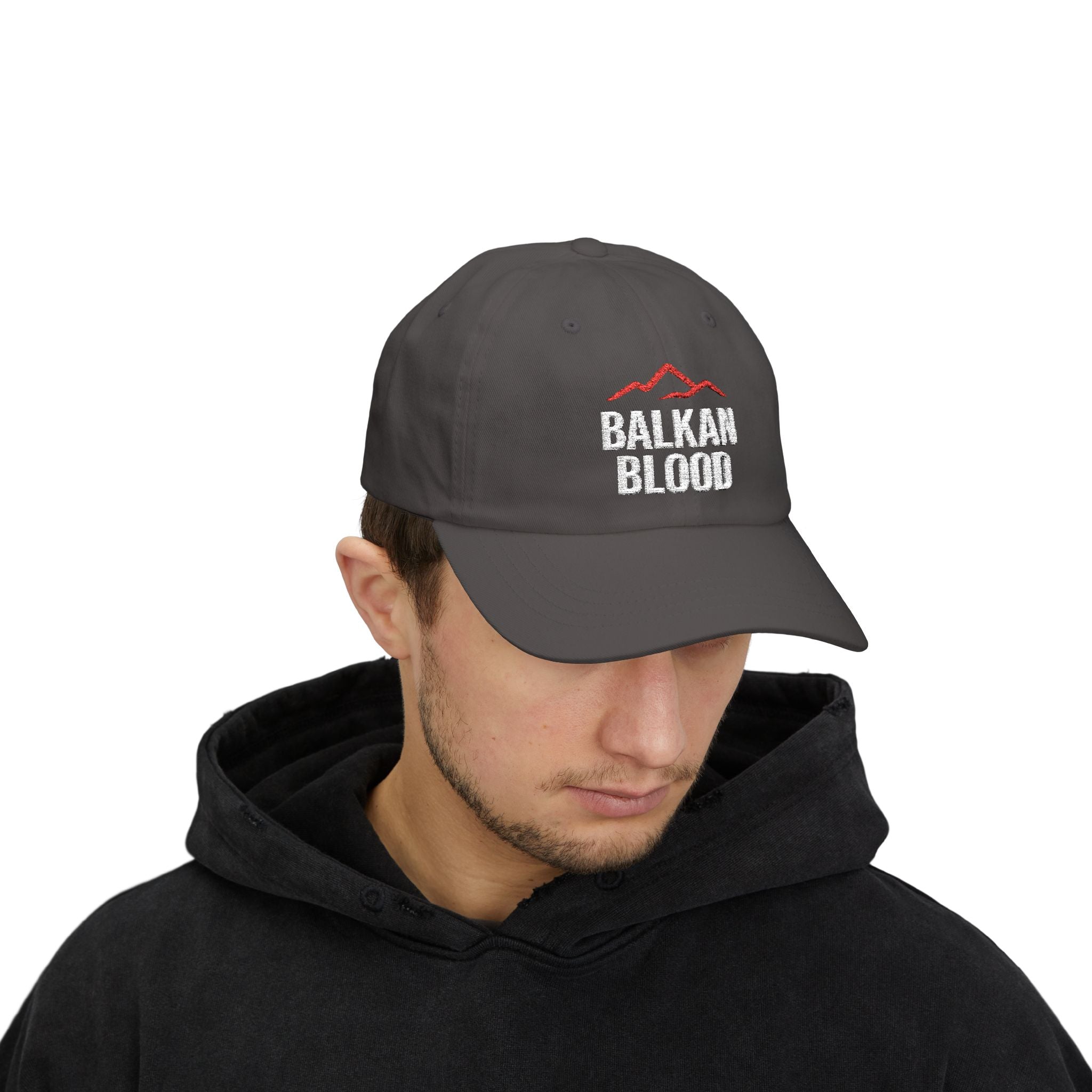 Balkan Blood Classic Dad Cap, Casual Summer Hat, Gift for Outdoorsy Dads, Hiking Accessories, Stylish Baseball Cap
